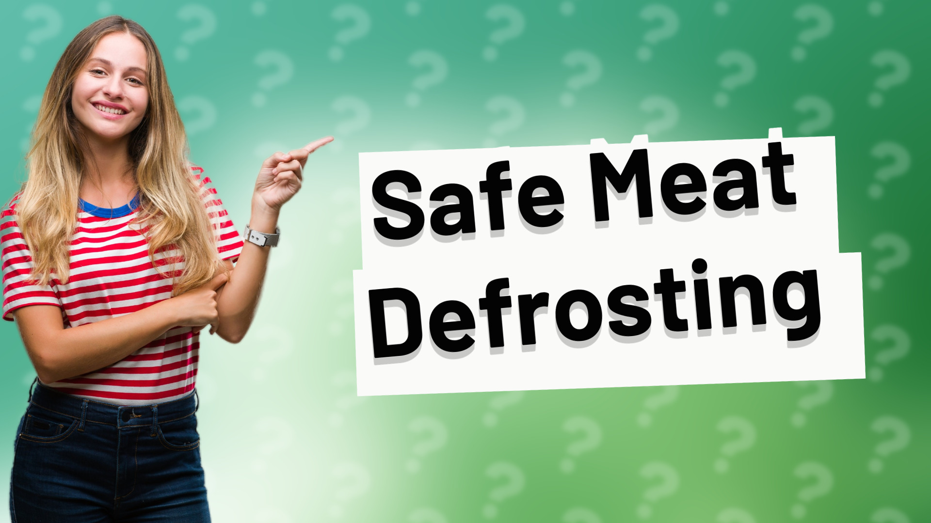 Safe Meat Defrosting