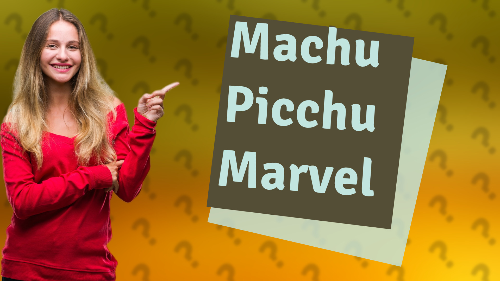 Machu Picchu Marvel