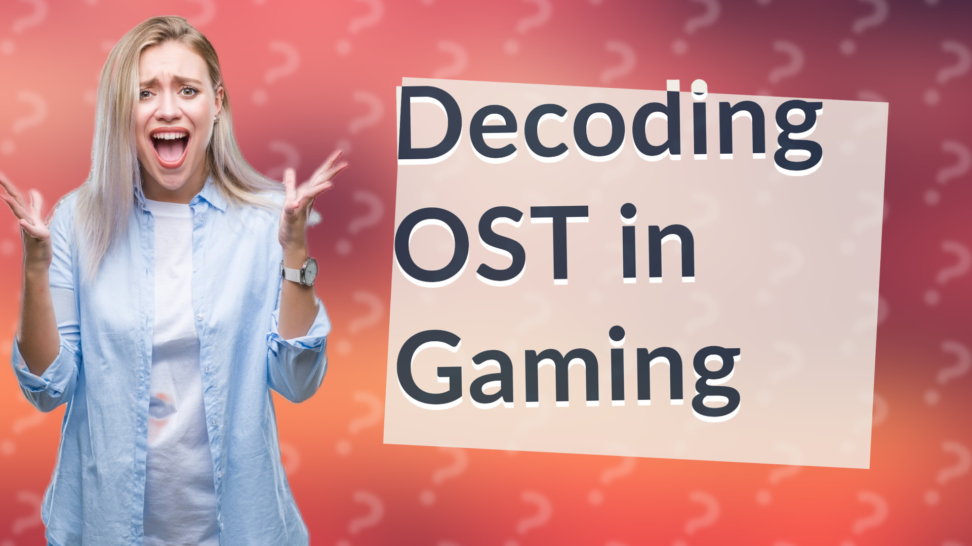 Decoding OST in Gaming