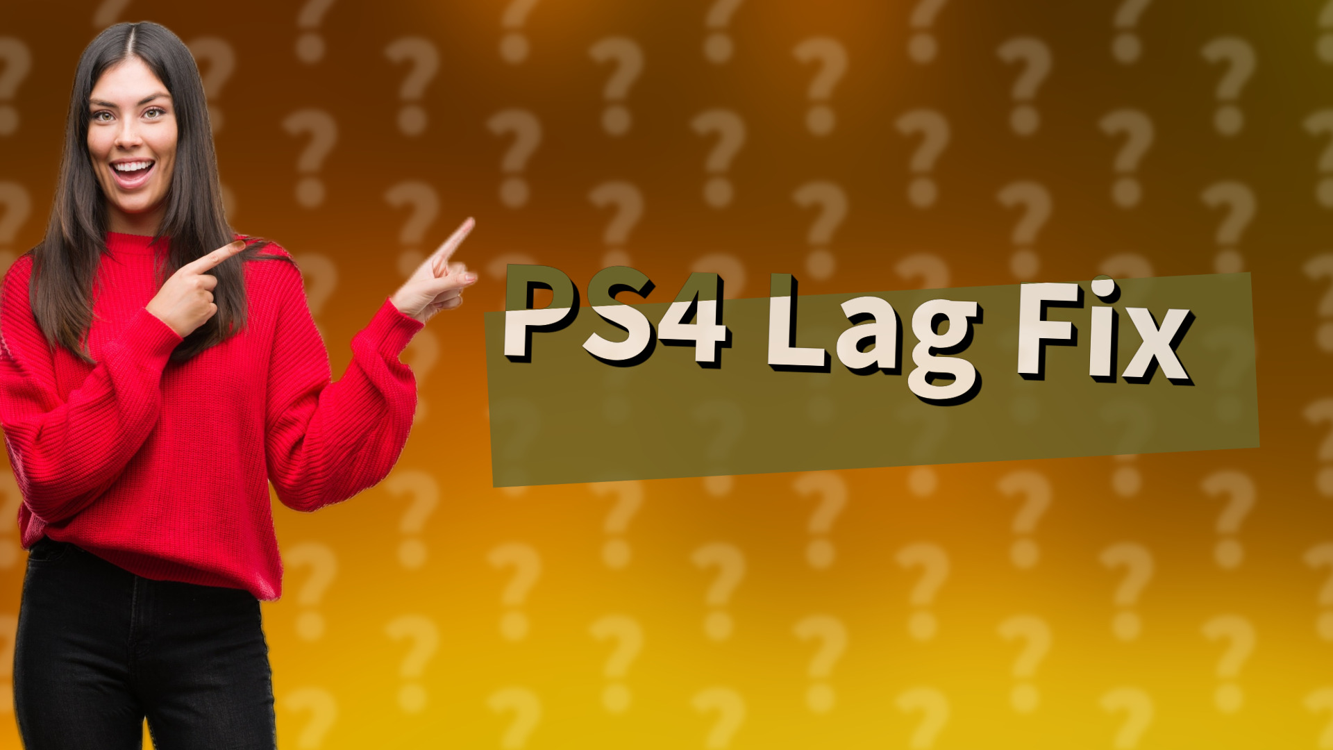 PS4 Lag Fix