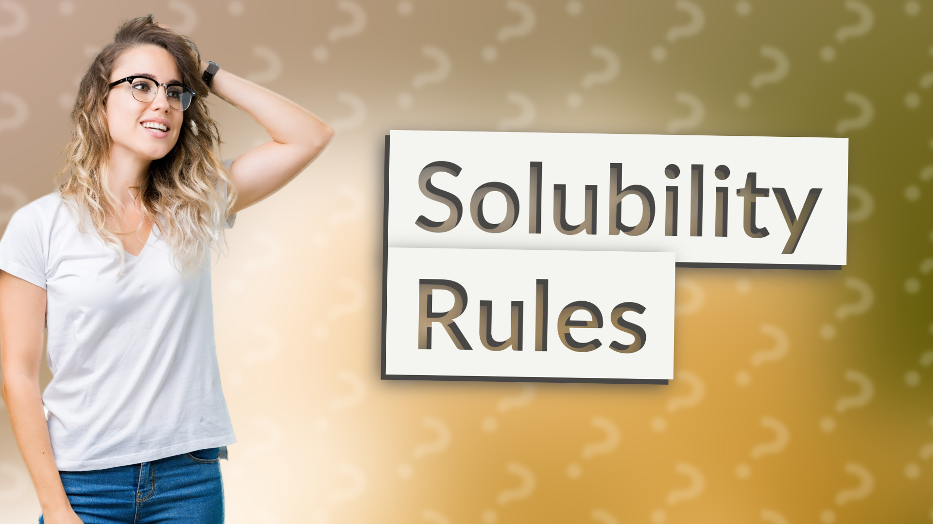 Solubility Rules