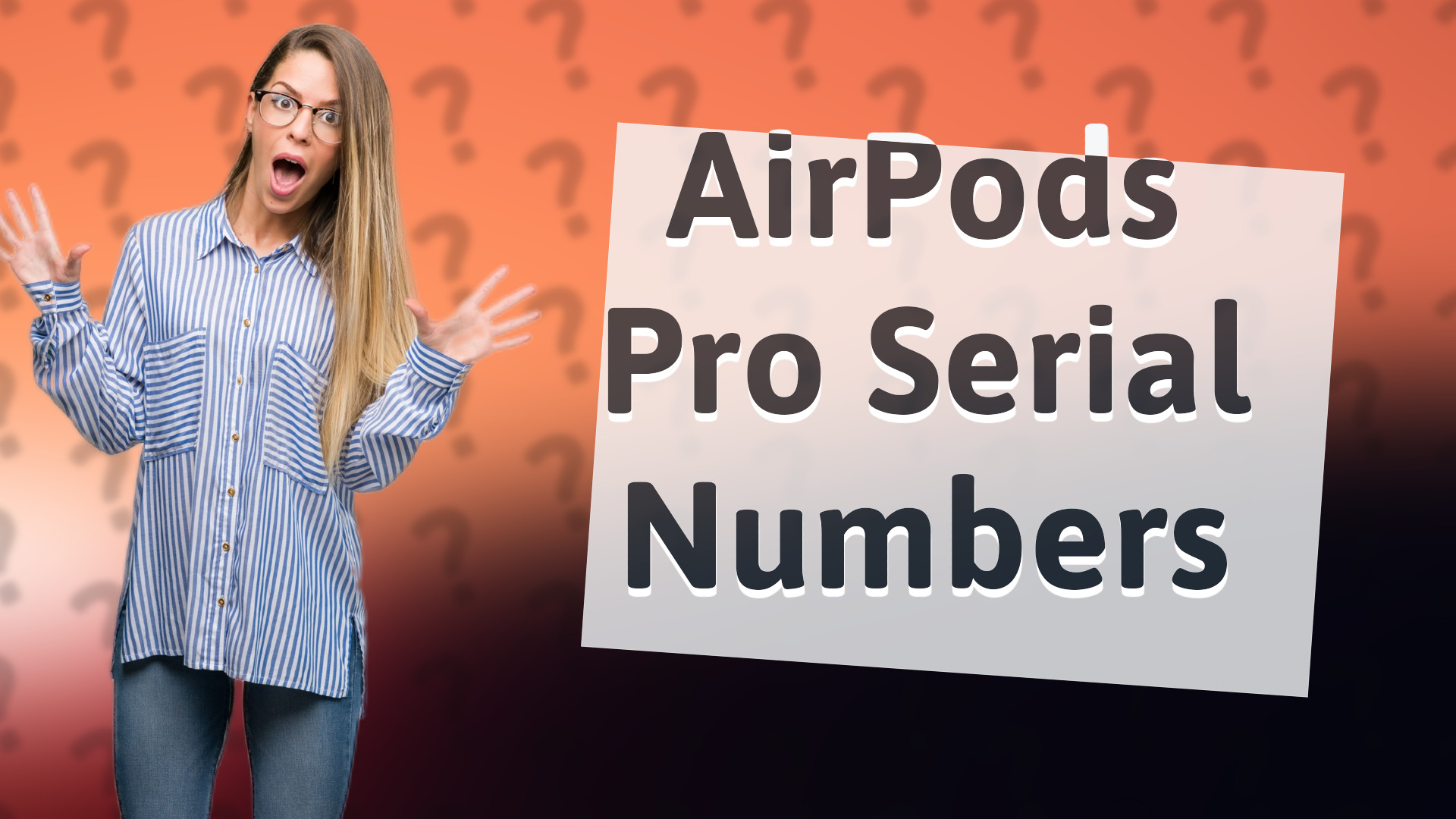 AirPods Pro Serial Numbers