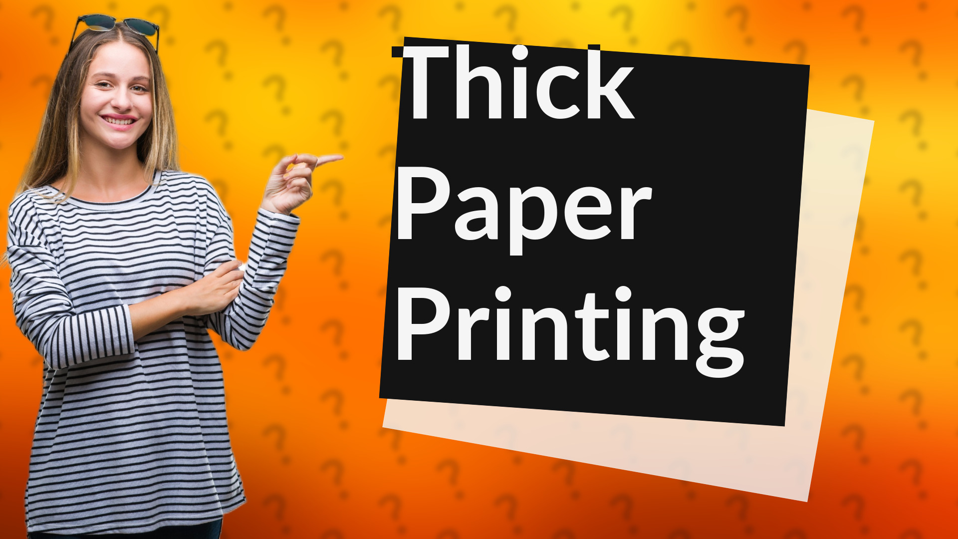Thick Paper Printing