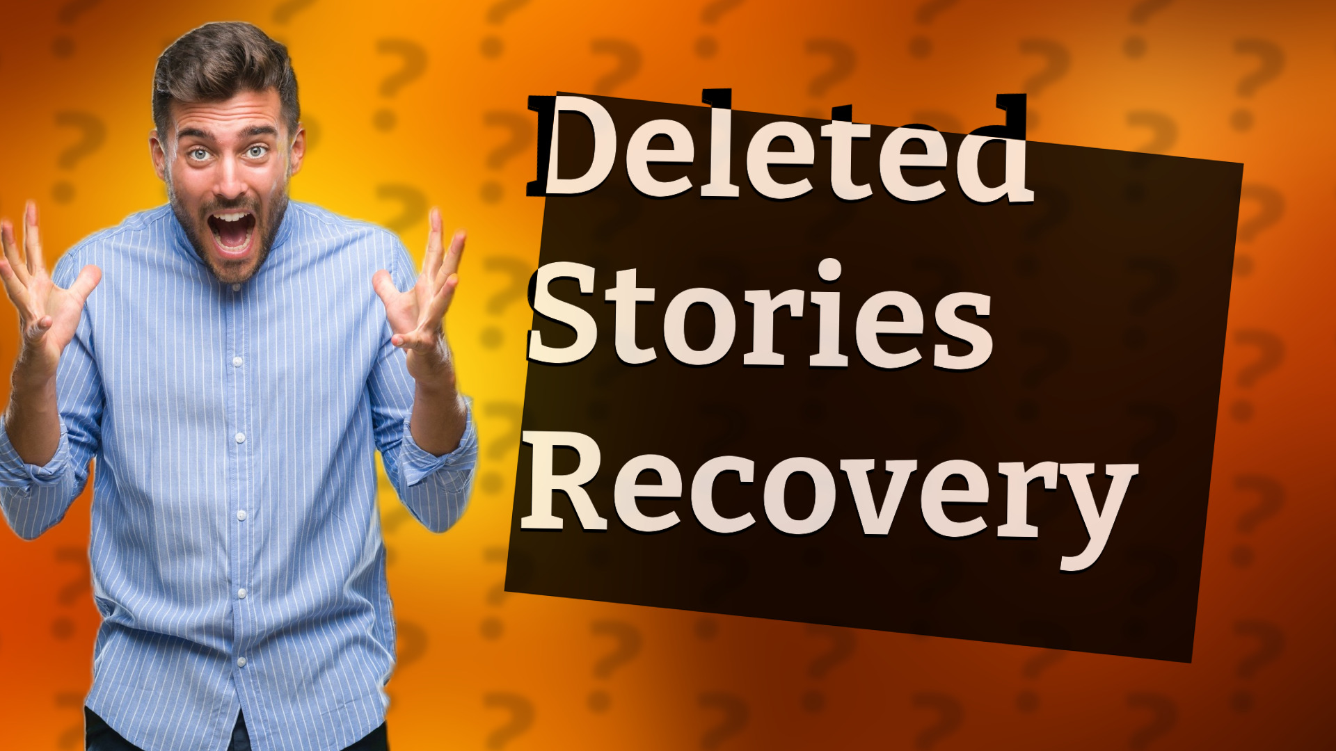 Deleted Stories Recovery