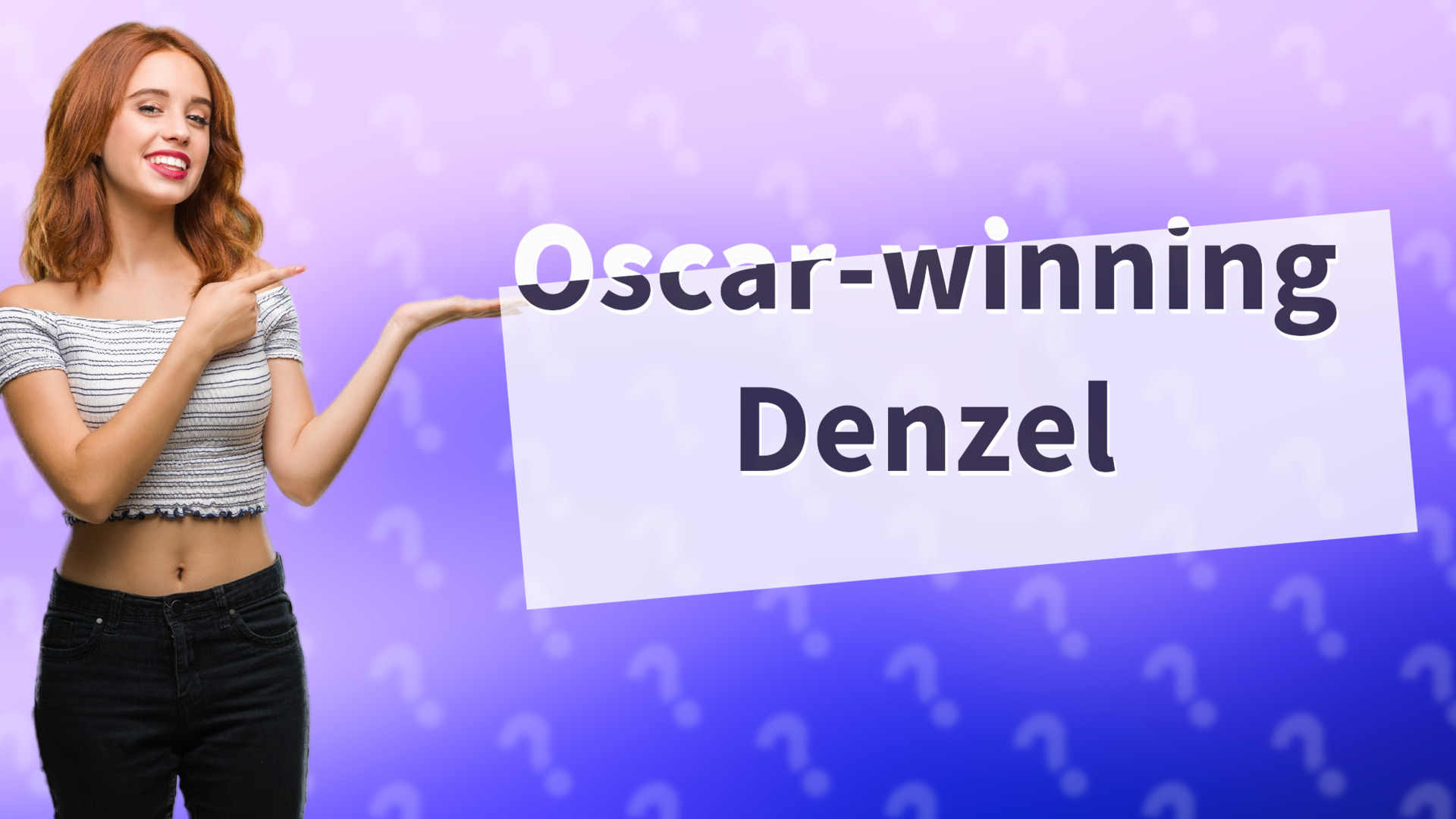 Oscar-winning Denzel