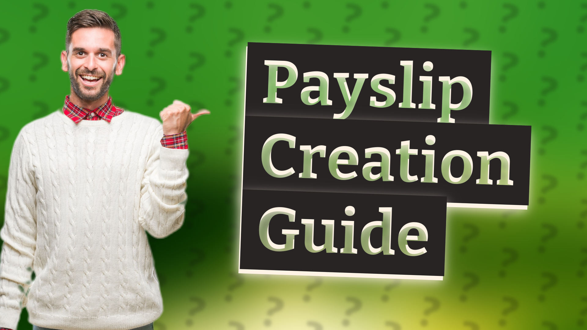 Payslip Creation Guide