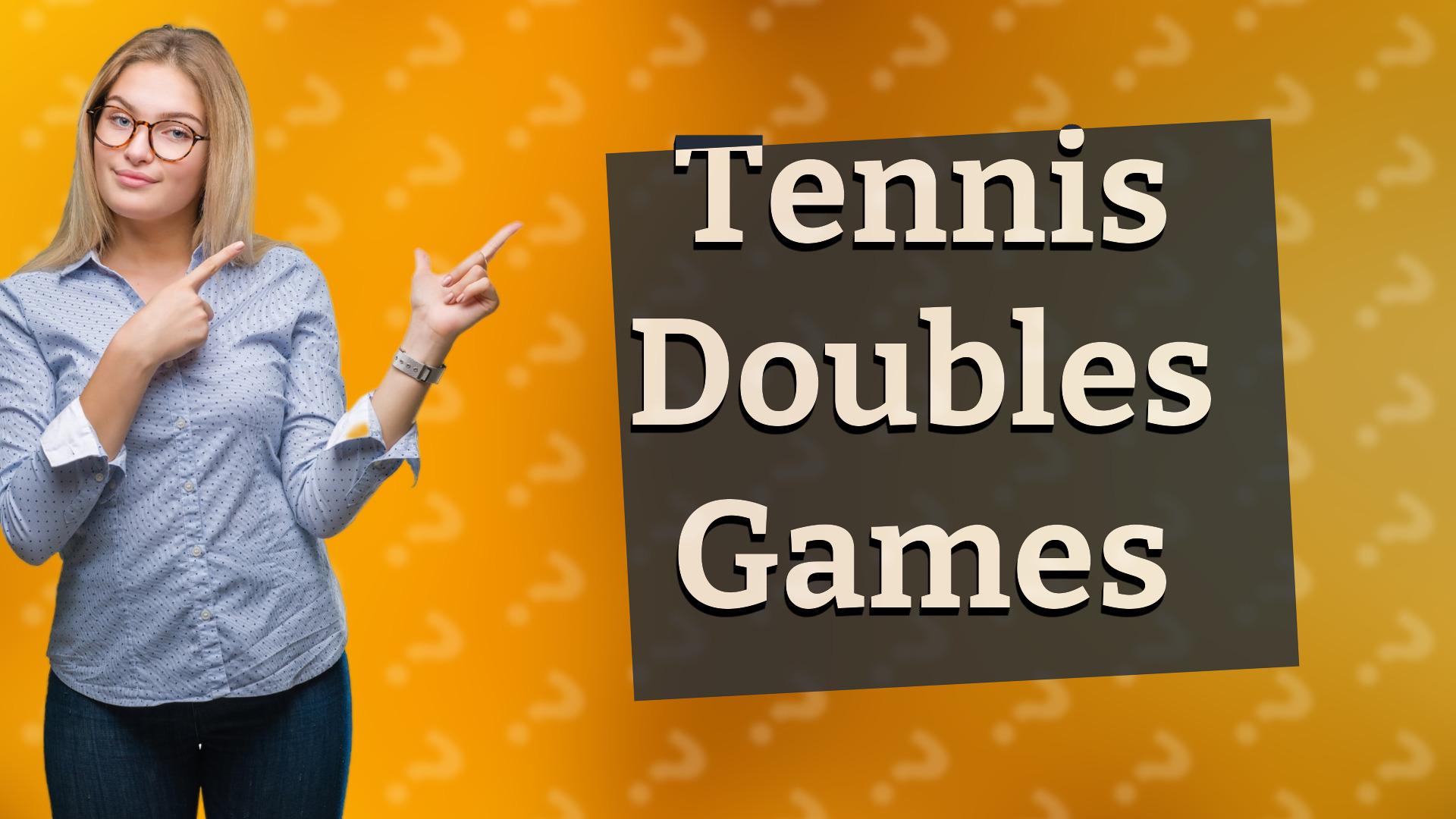 Tennis Doubles Games