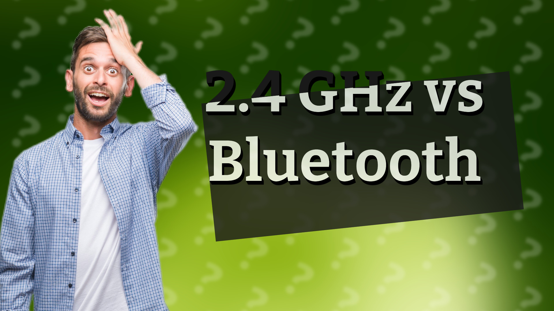 2.4 GHz vs Bluetooth