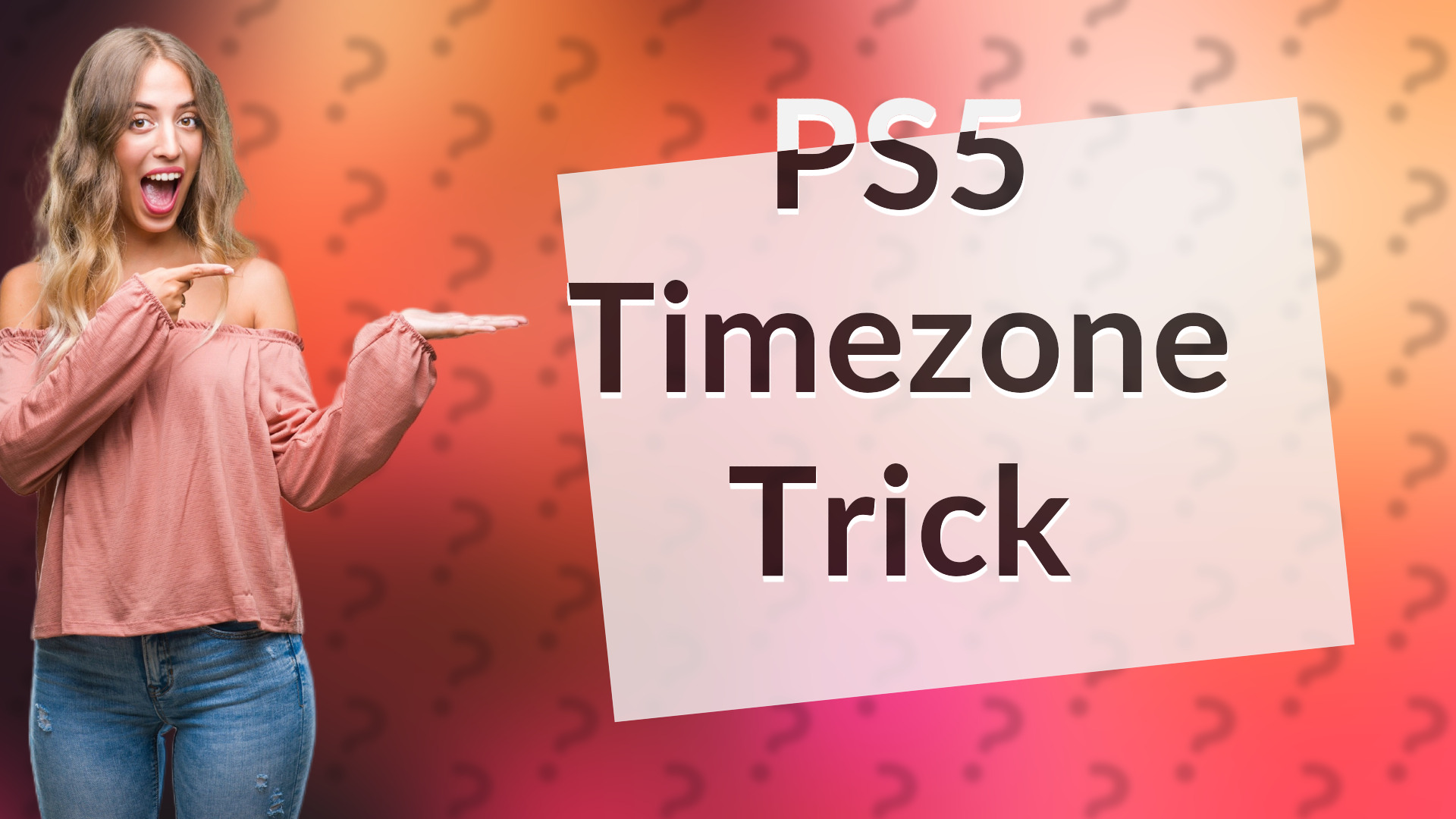 PS5 Timezone Trick