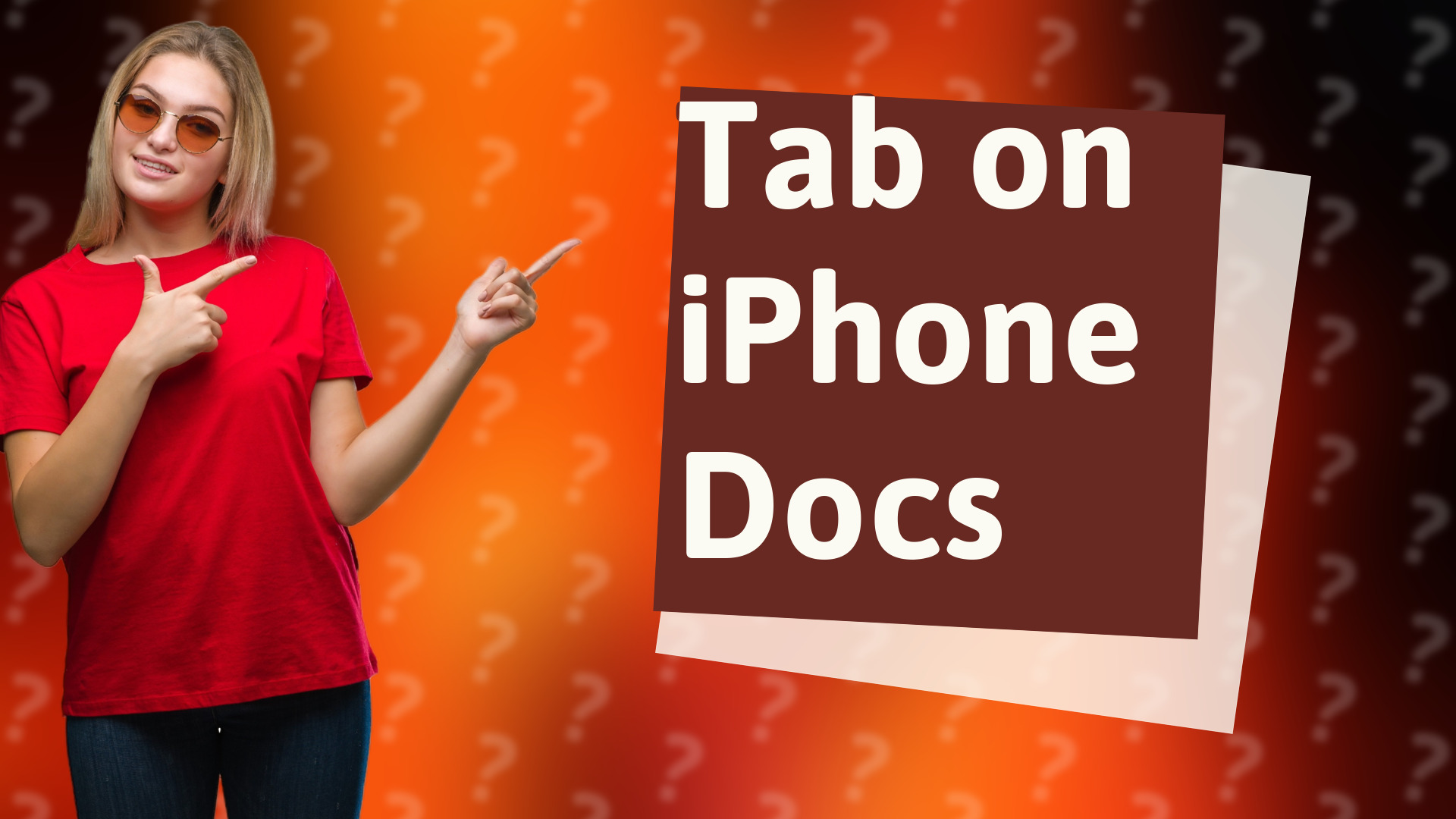 Tab on iPhone Docs
