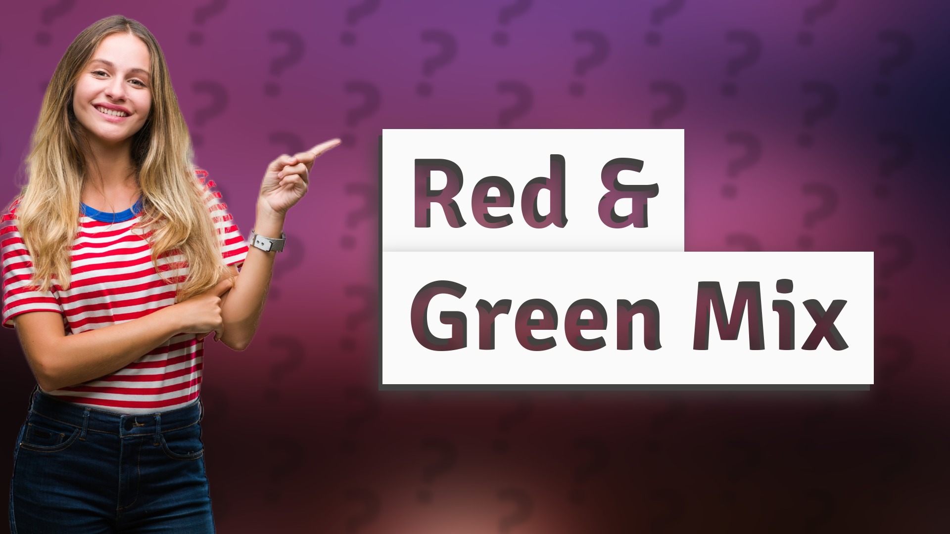 Red & Green Mix