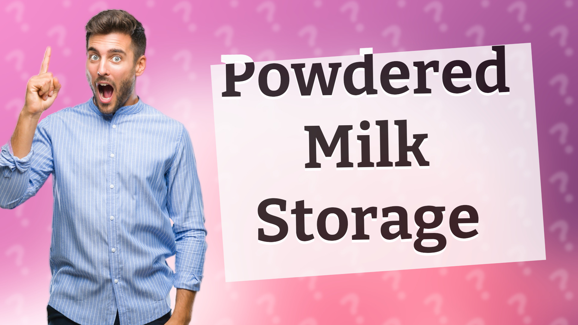 Powdered Milk Storage