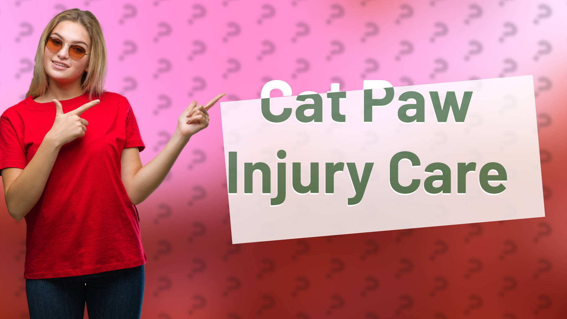 Cat Paw Injury Care