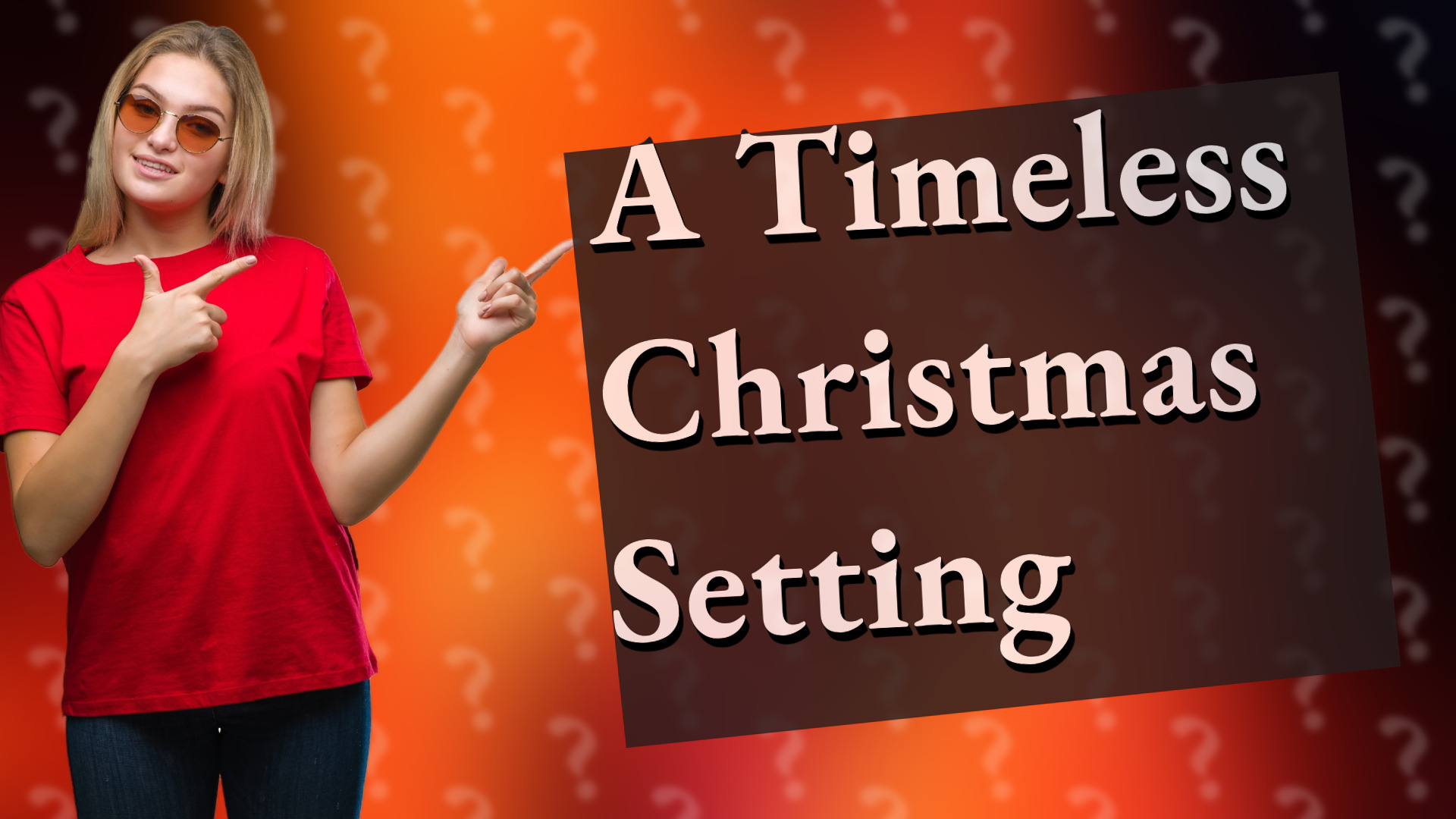 A Timeless Christmas Setting