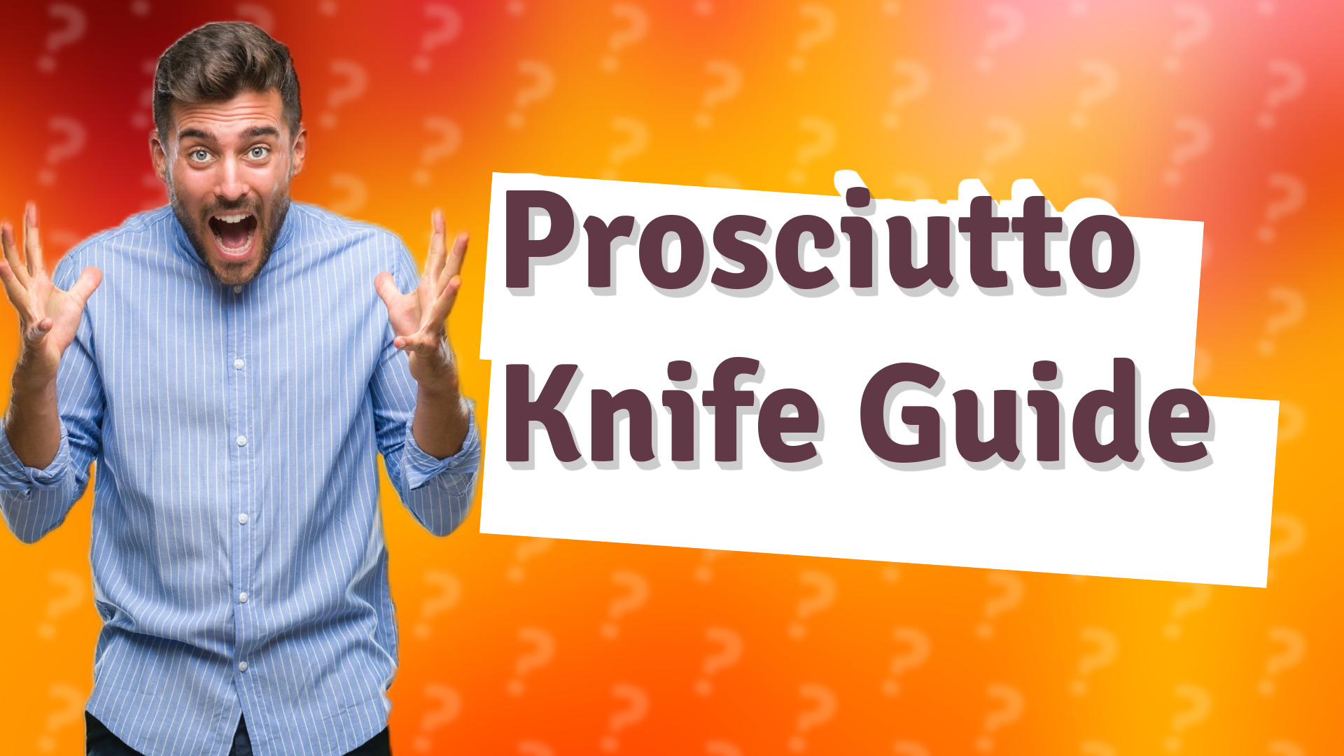 Prosciutto Knife Guide