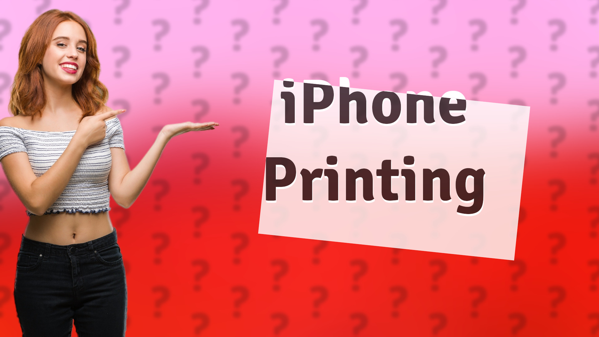 iPhone Printing