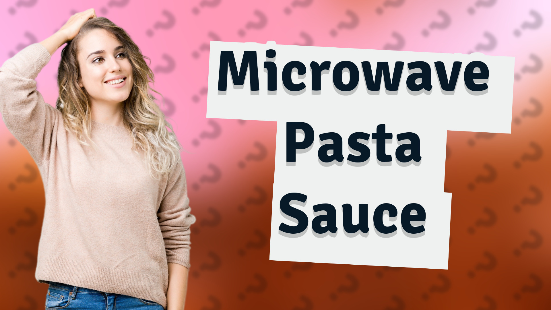 Microwave Pasta Sauce