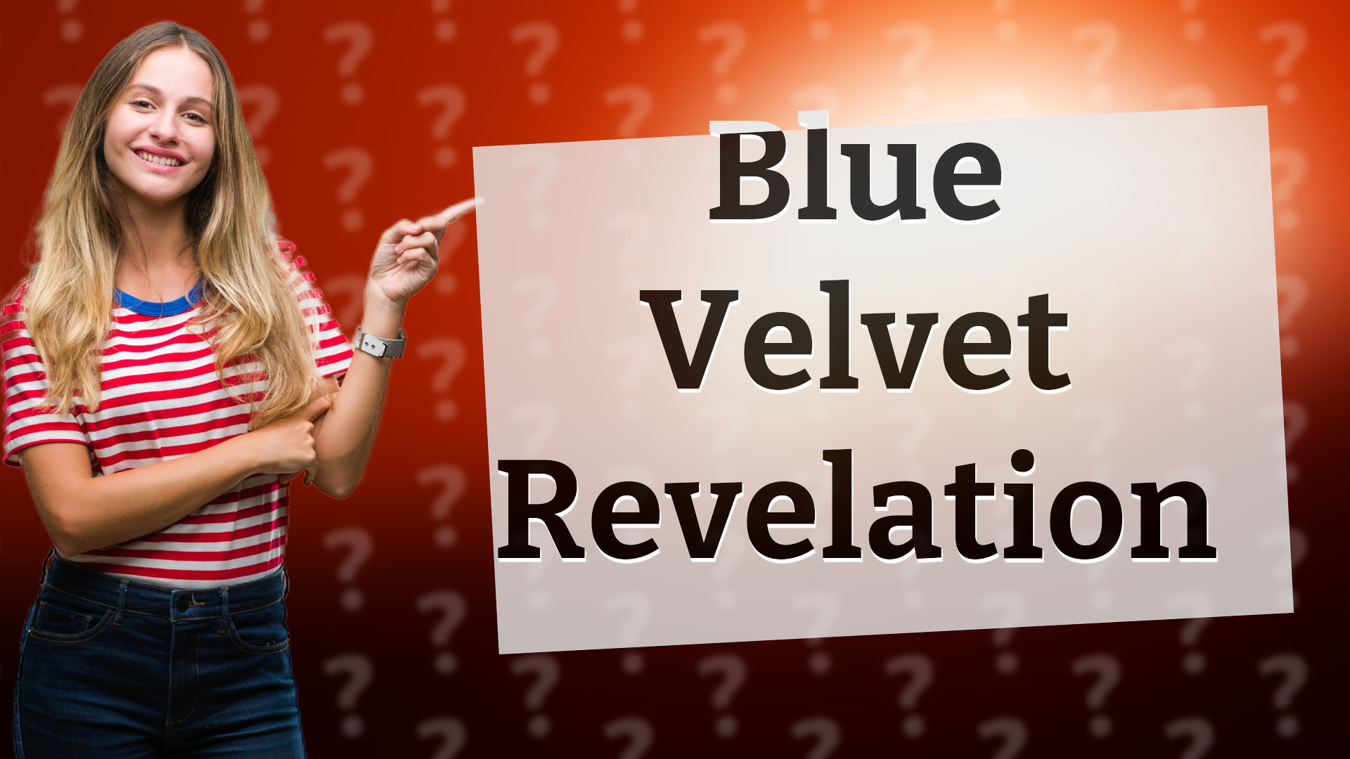 Blue Velvet Revelation