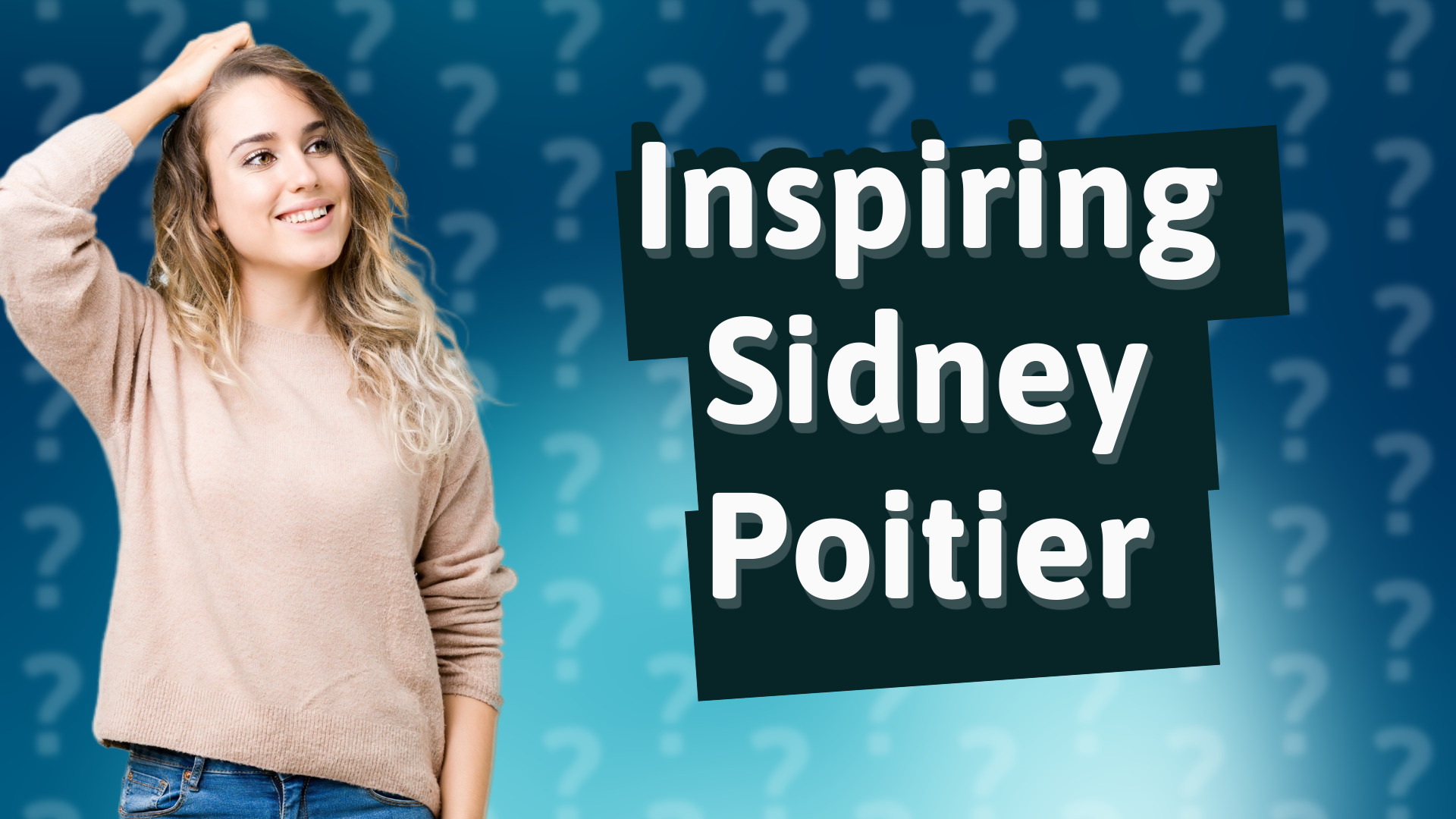 Inspiring Sidney Poitier