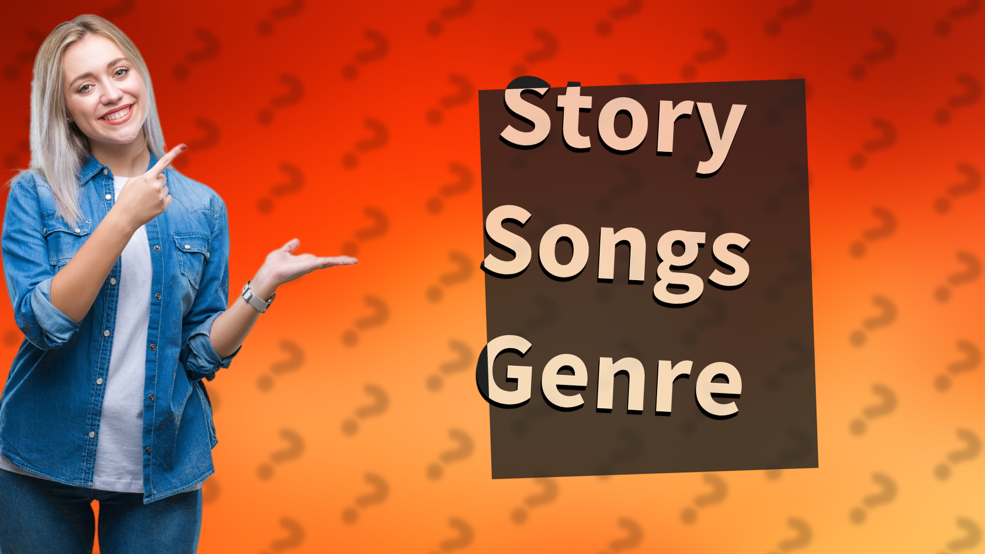 Story Songs Genre