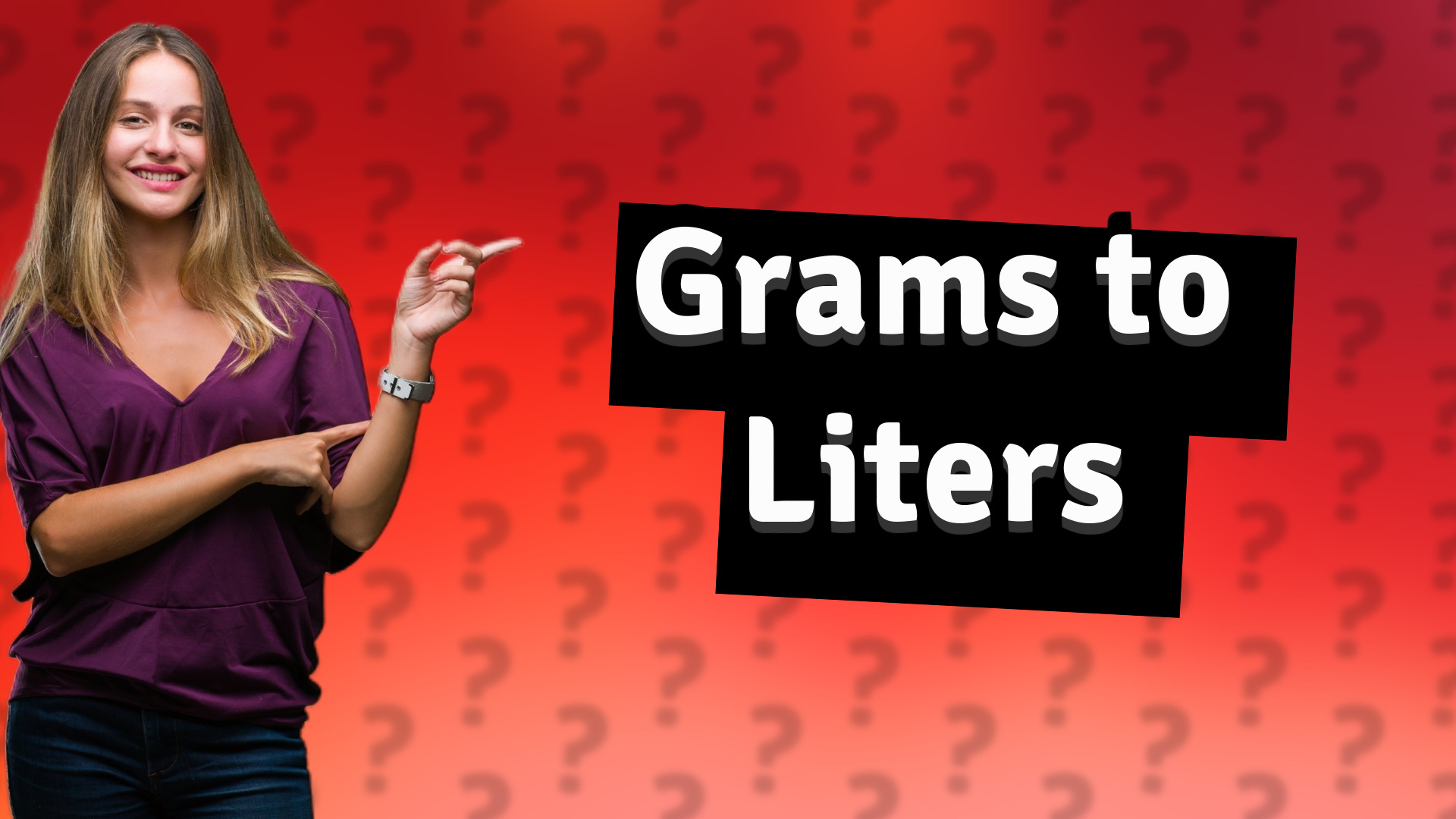 Grams to Liters