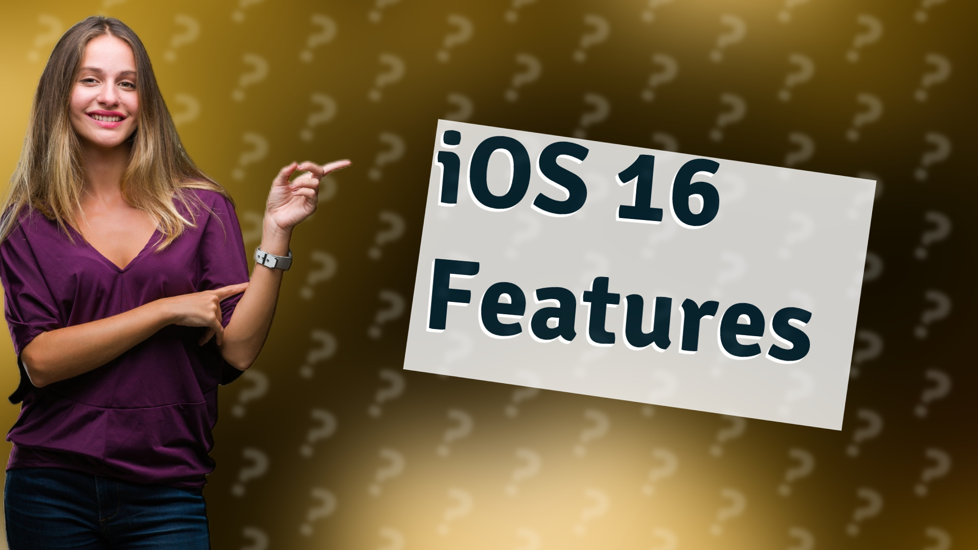 iOS 16 Features
