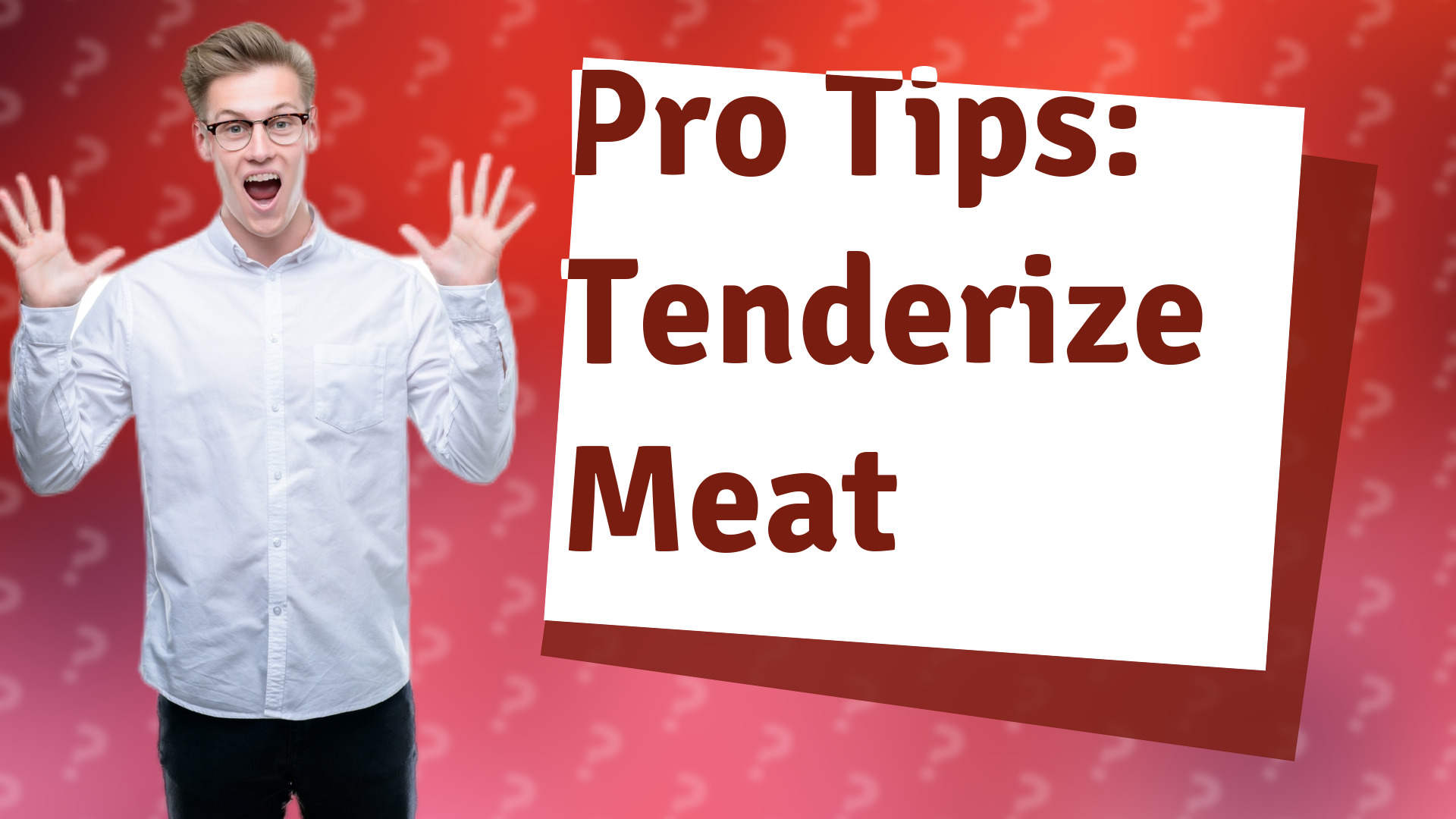 Pro Tips: Tenderize Meat
