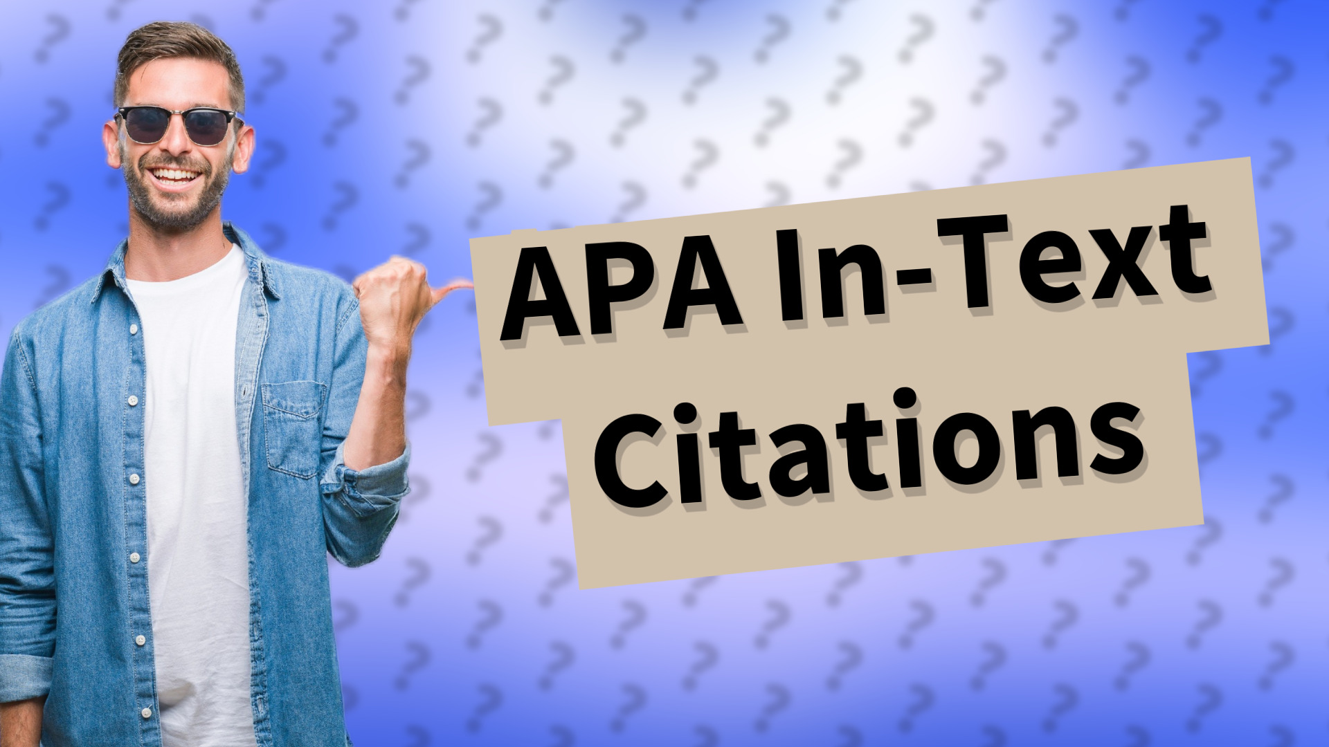 APA In-Text Citations