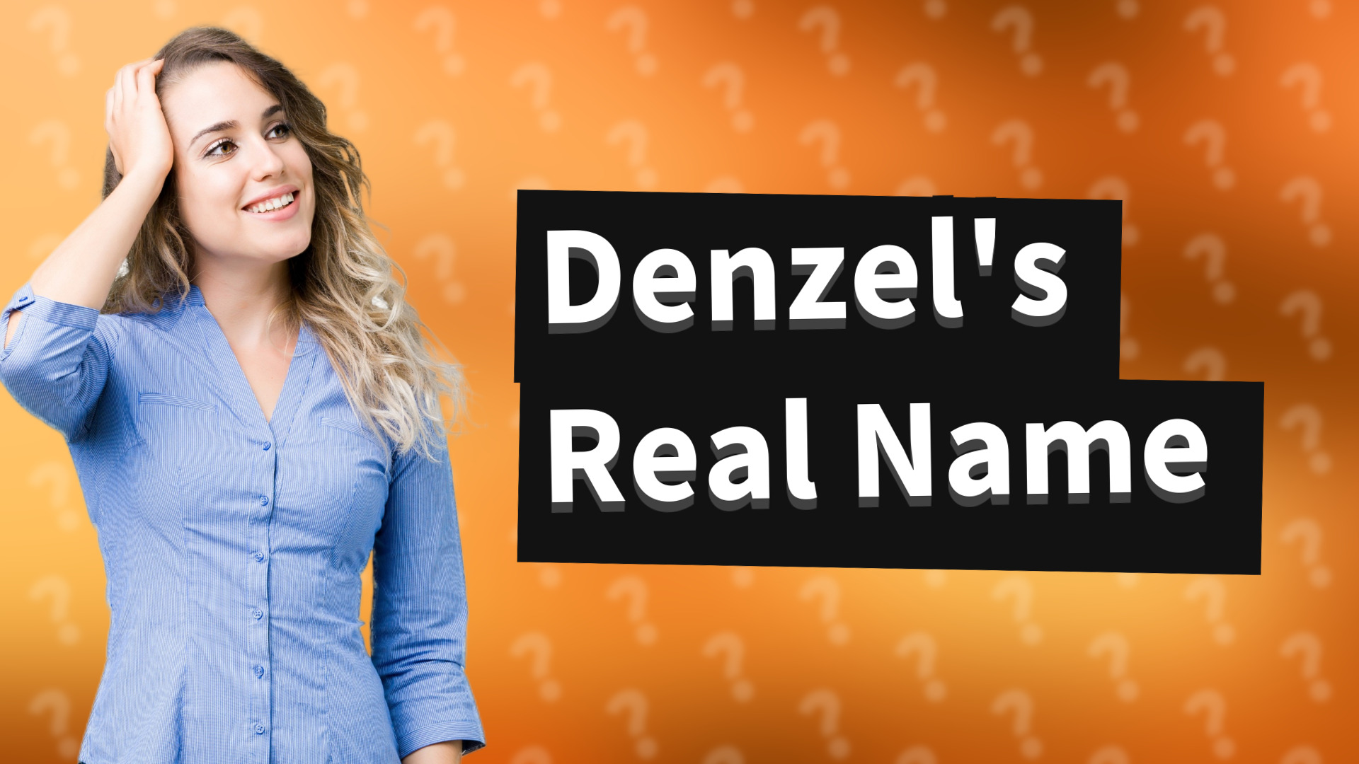 Denzel's Real Name