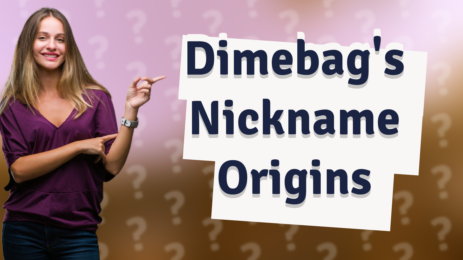 Dimebag's Nickname Origins