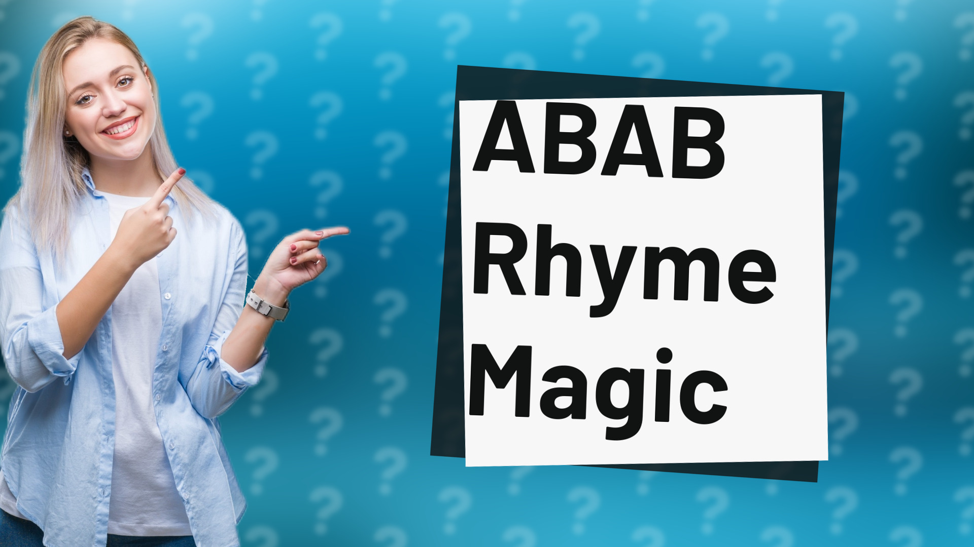 ABAB Rhyme Magic