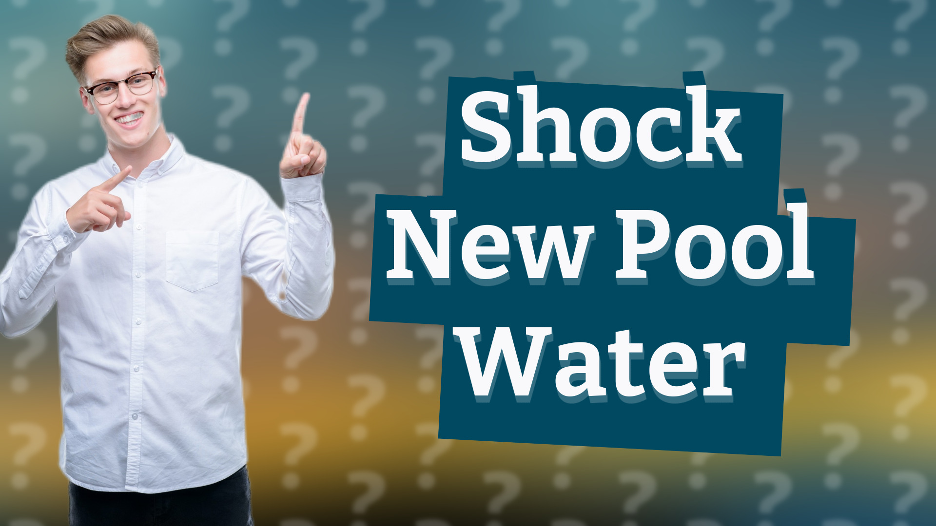 Shock New Pool Water