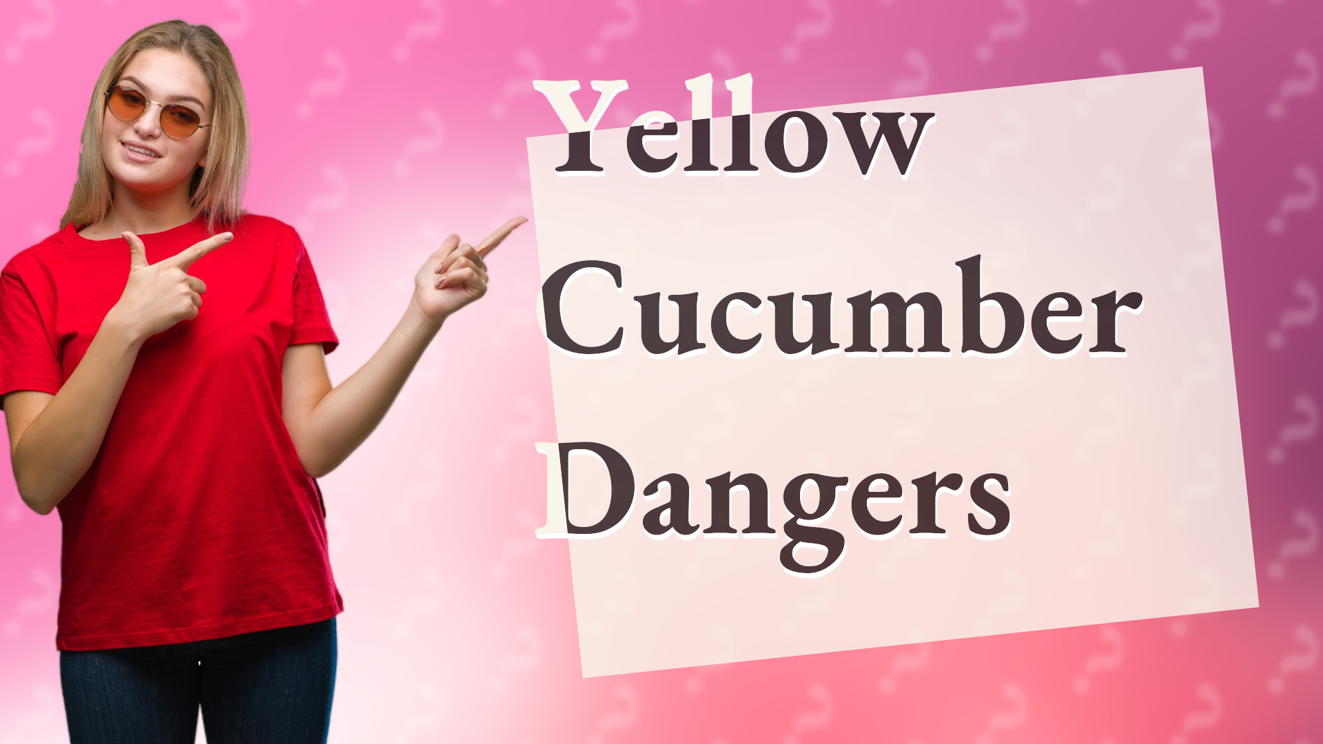 Yellow Cucumber Dangers