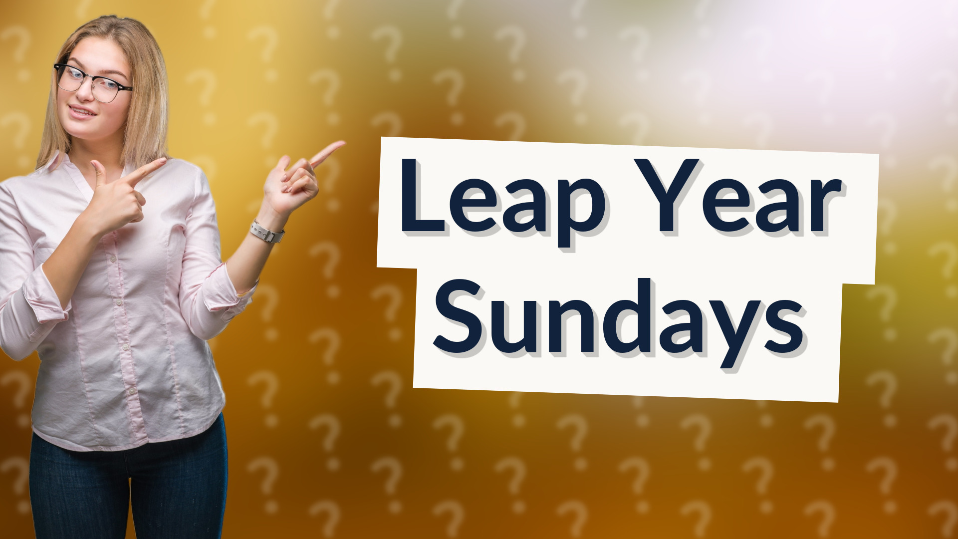 Leap Year Sundays