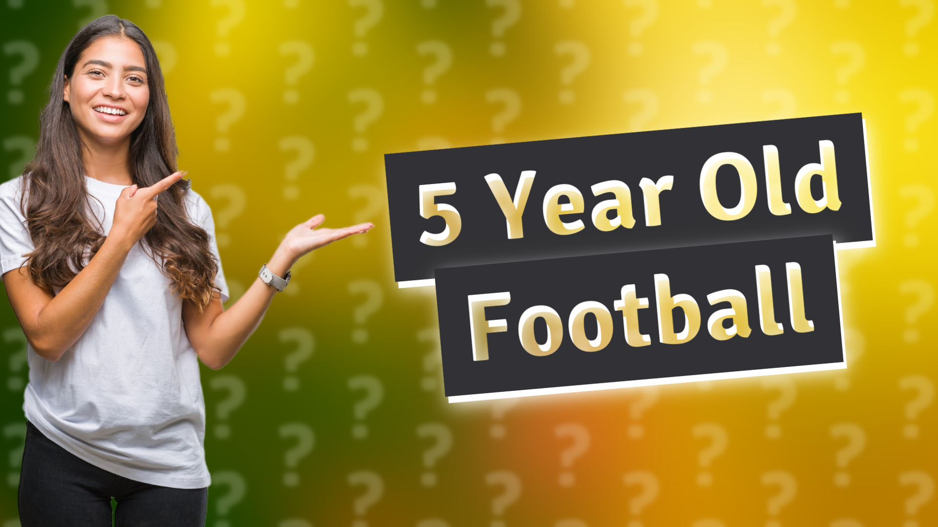 5 Year Old Football