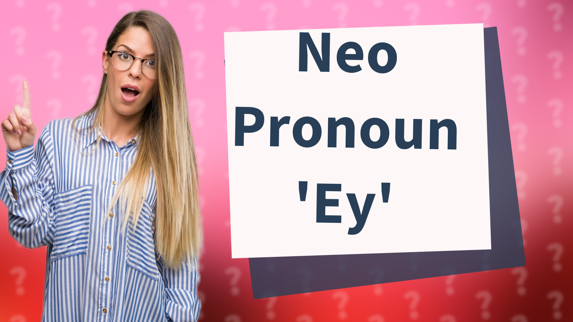 Neo Pronoun 'Ey'
