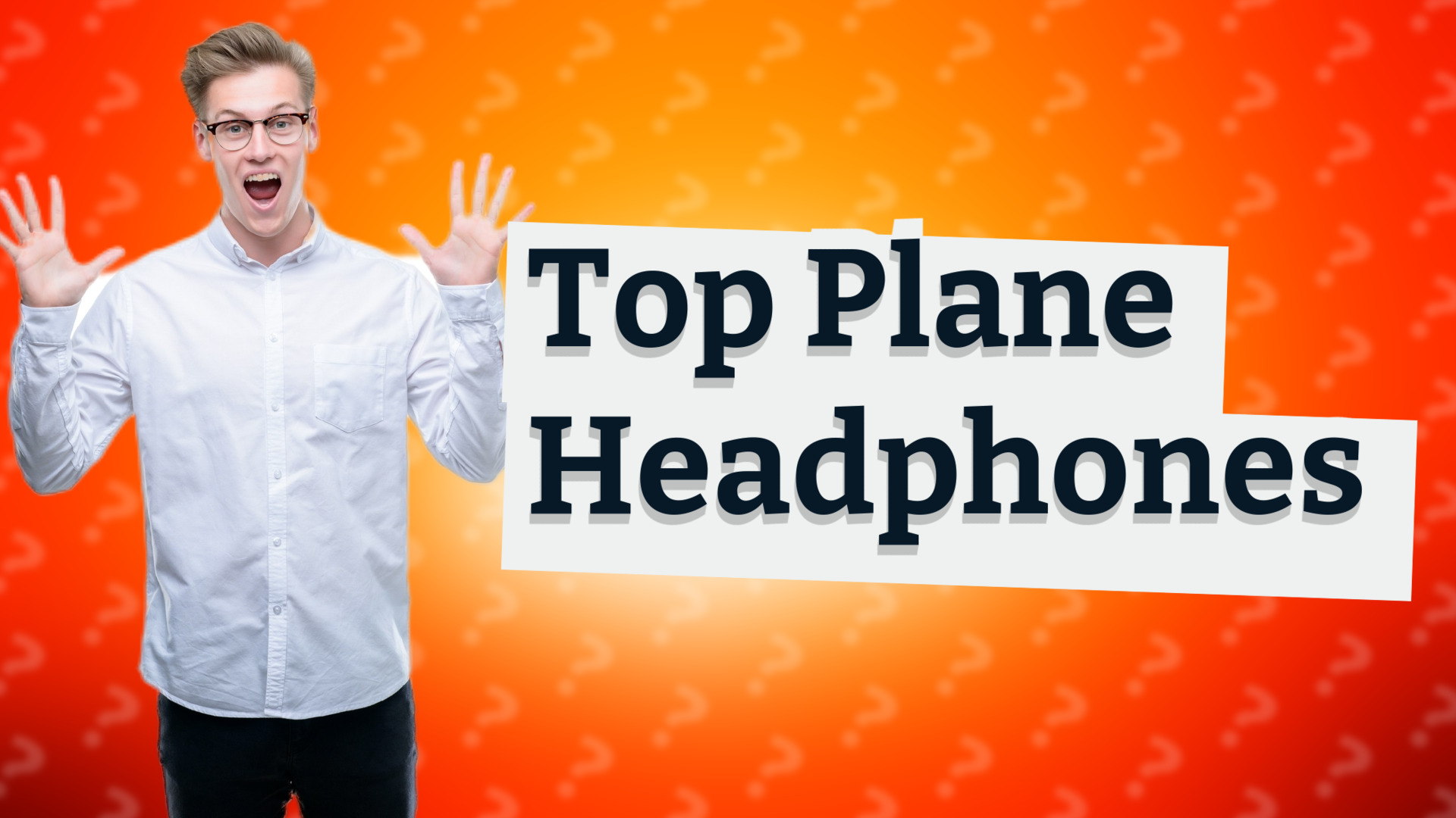 Top Plane Headphones