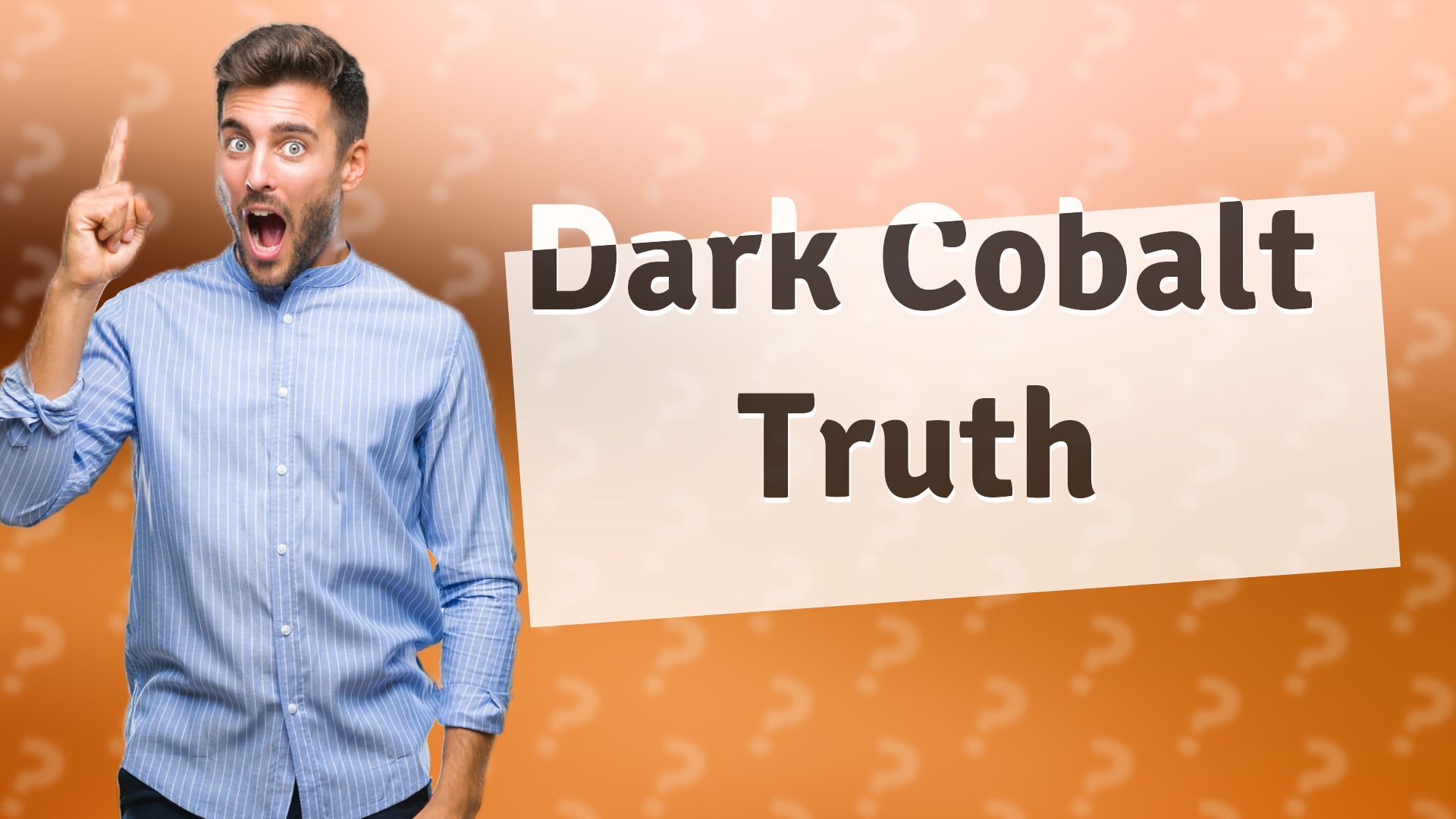 Dark Cobalt Truth