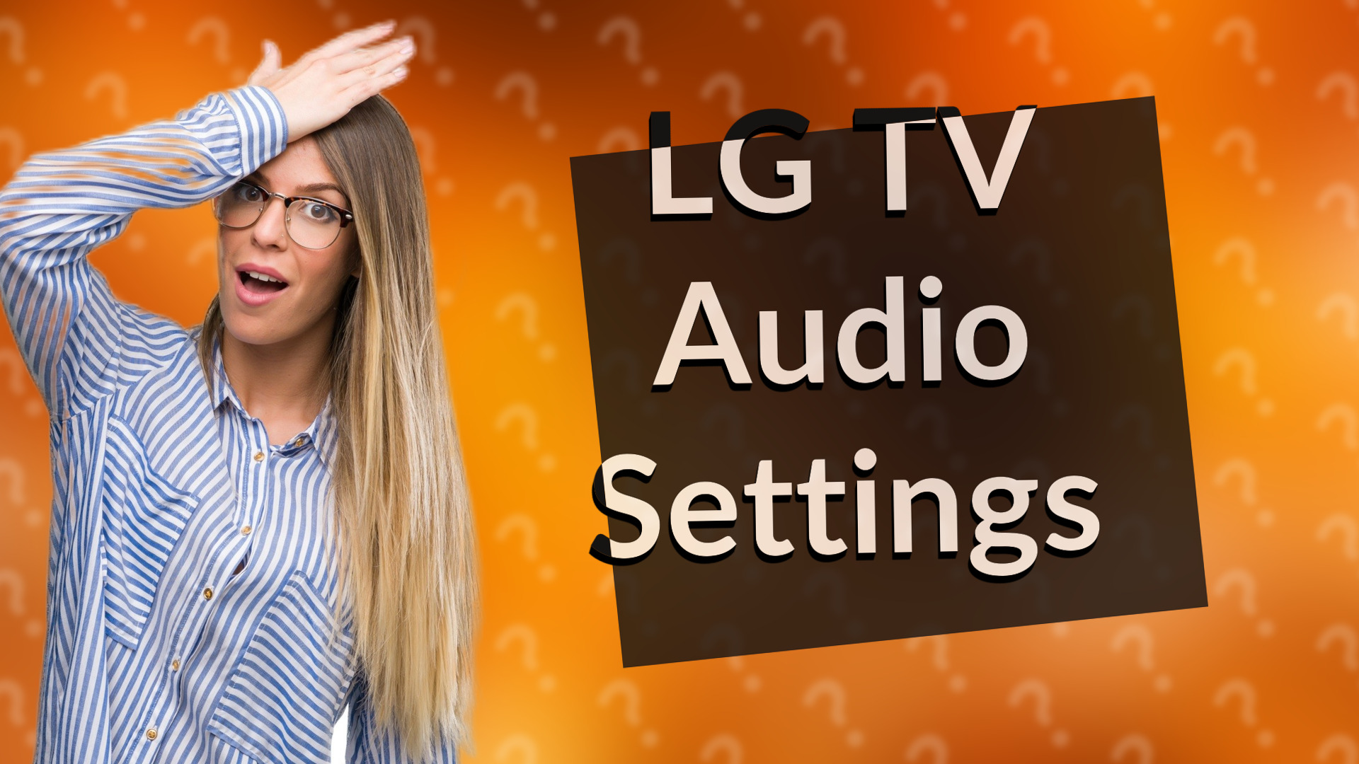 LG TV Audio Settings