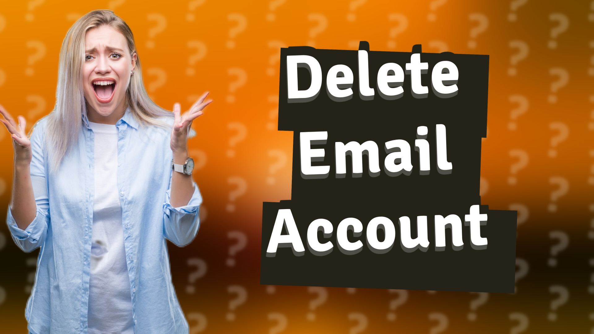 Delete Email Account