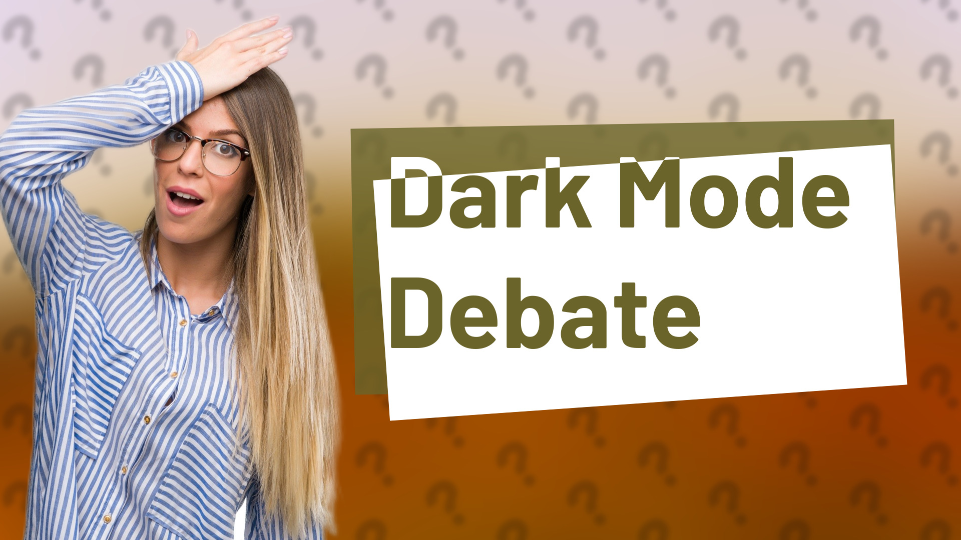 Dark Mode Debate