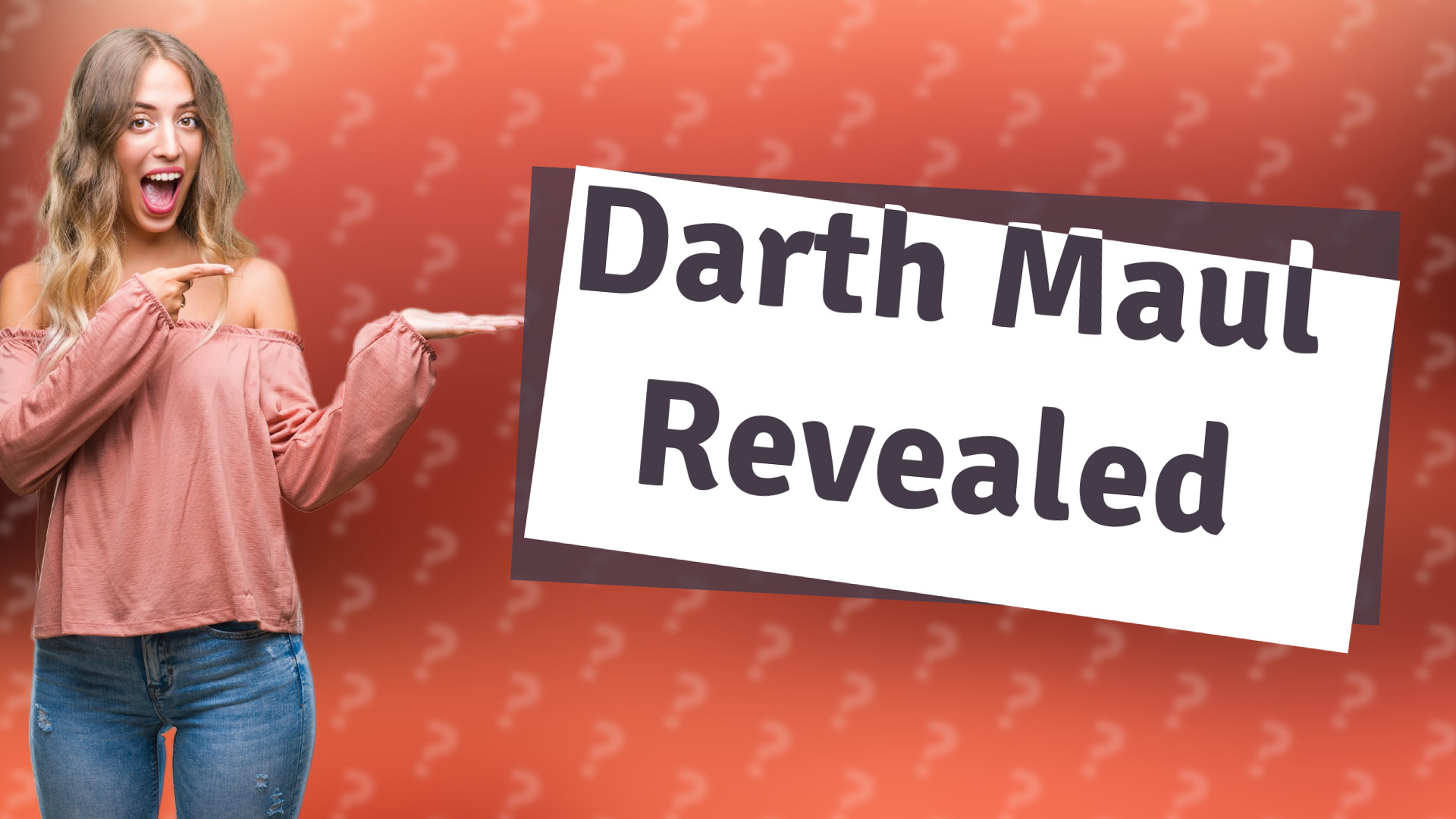Darth Maul Revealed