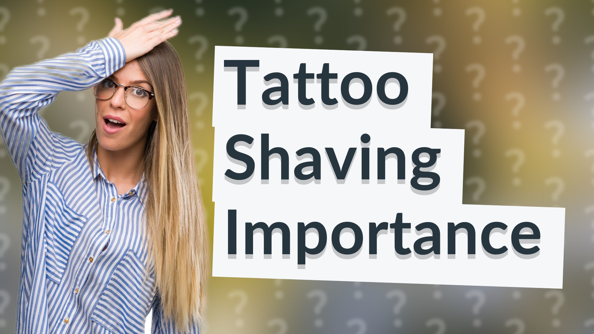 Tattoo Shaving Importance