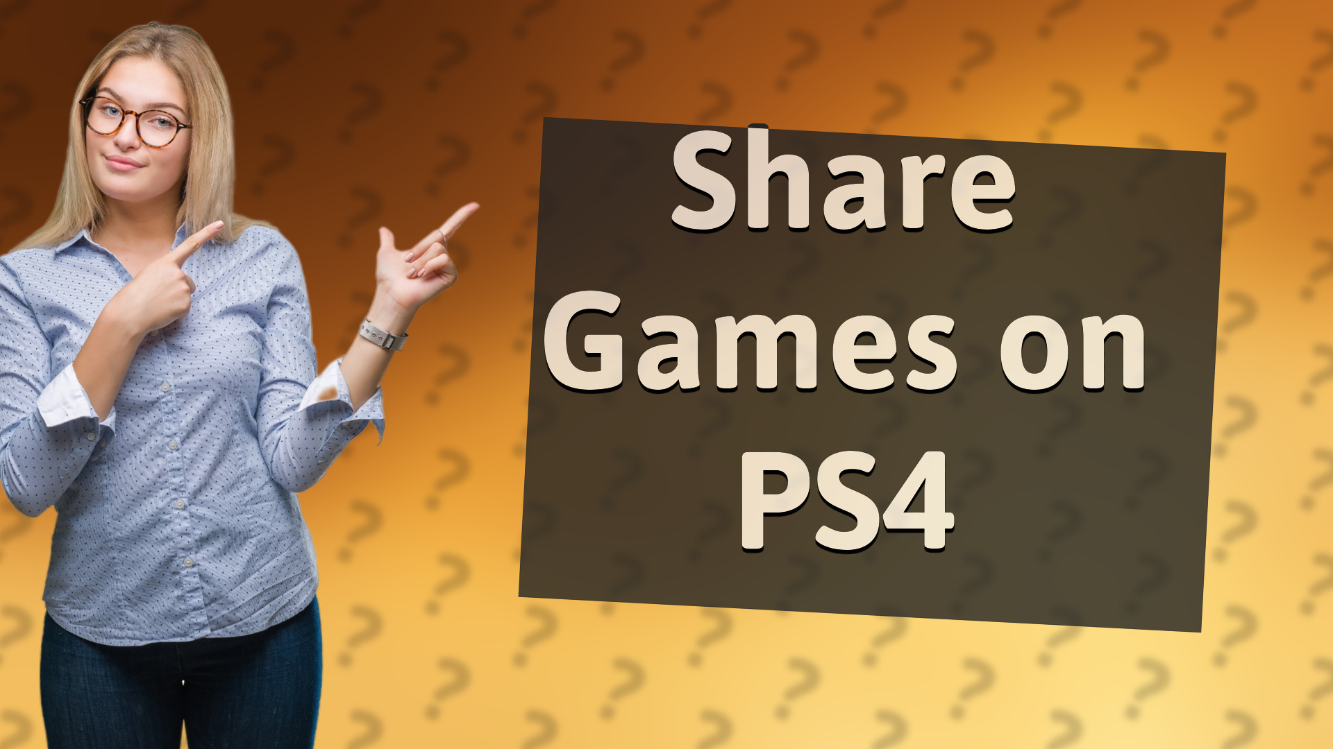 Share Games on PS4