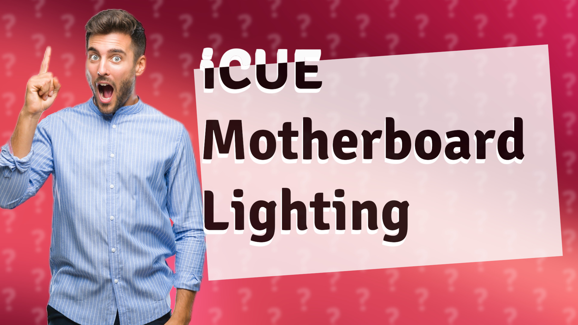 iCUE Motherboard Lighting