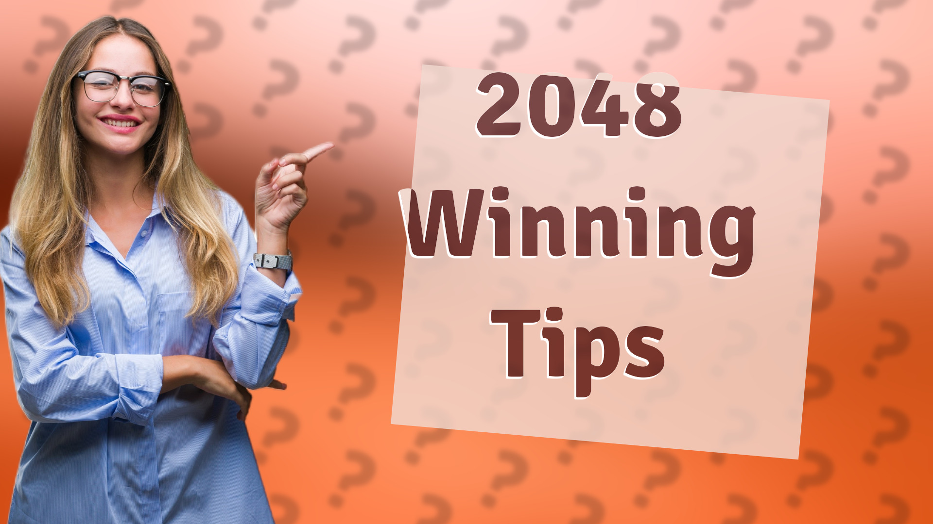 2048 Winning Tips
