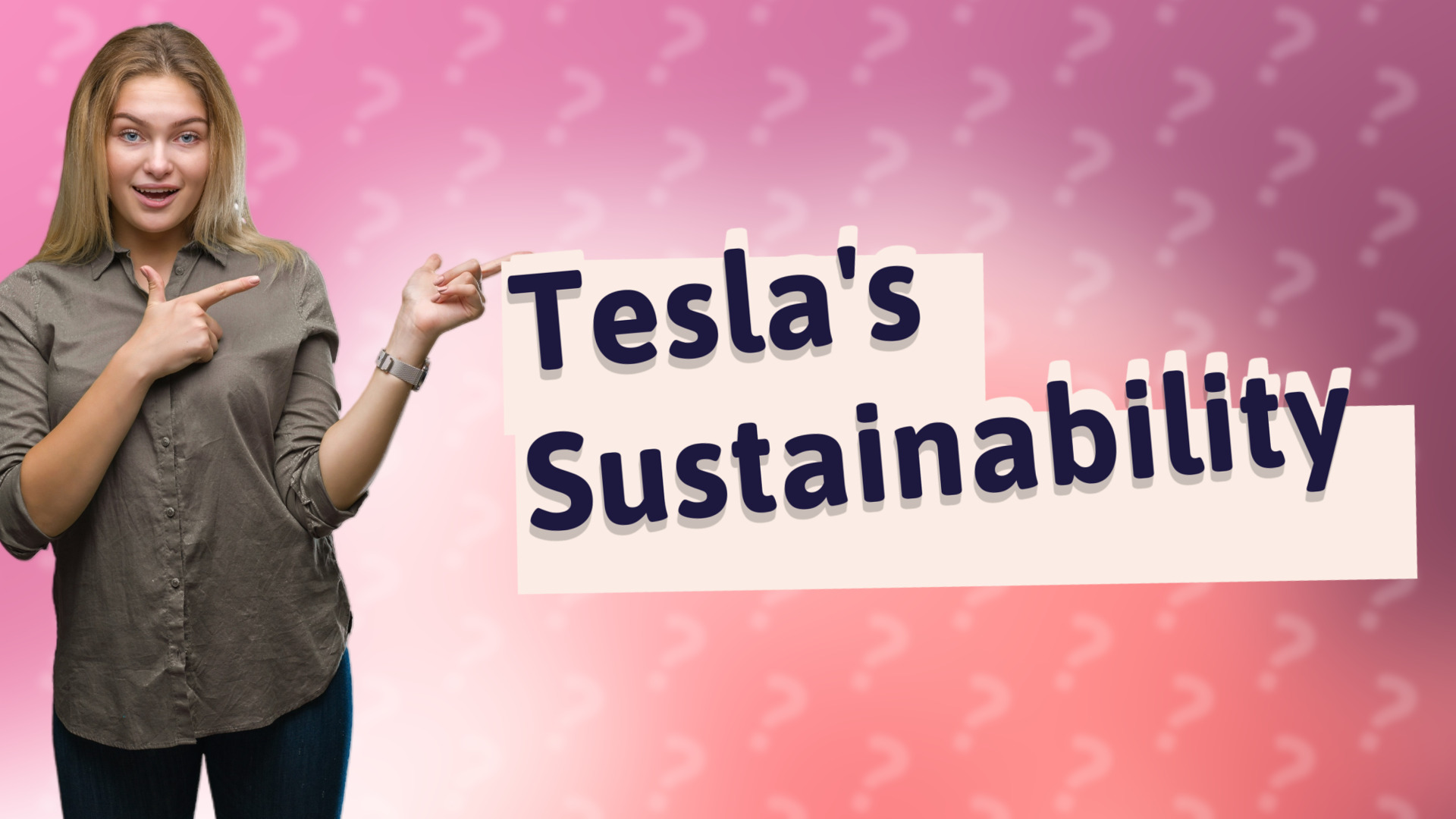 Tesla's Sustainability
