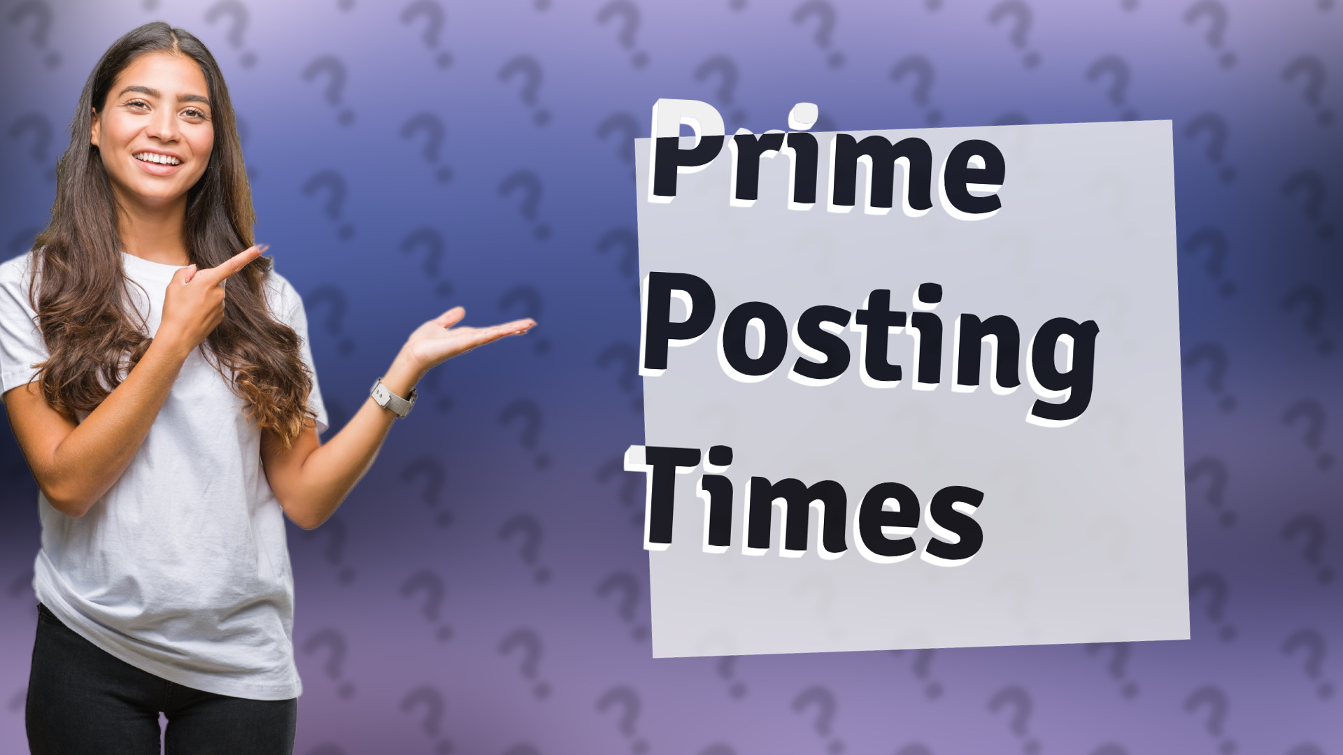 Prime Posting Times