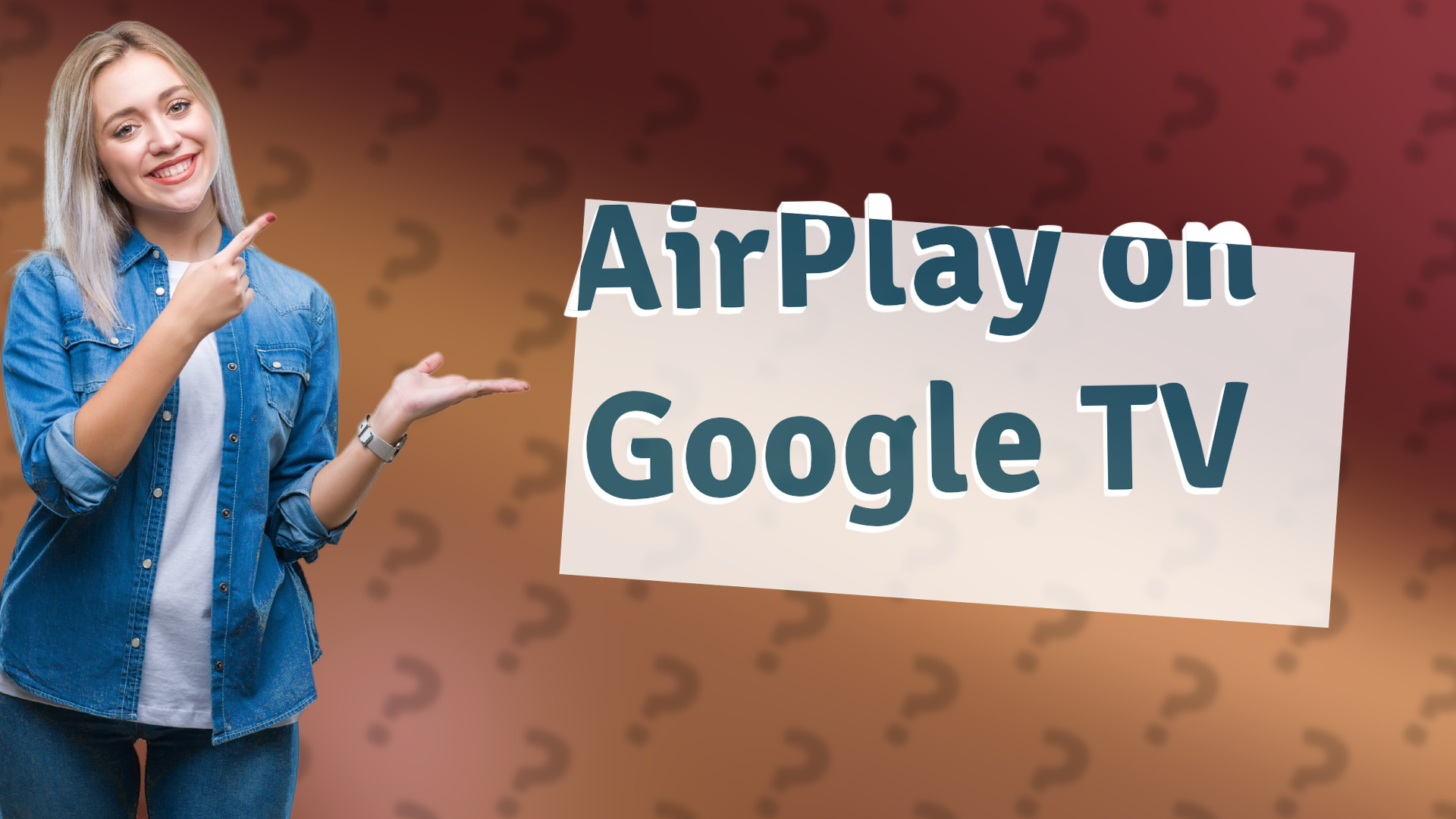 AirPlay on Google TV