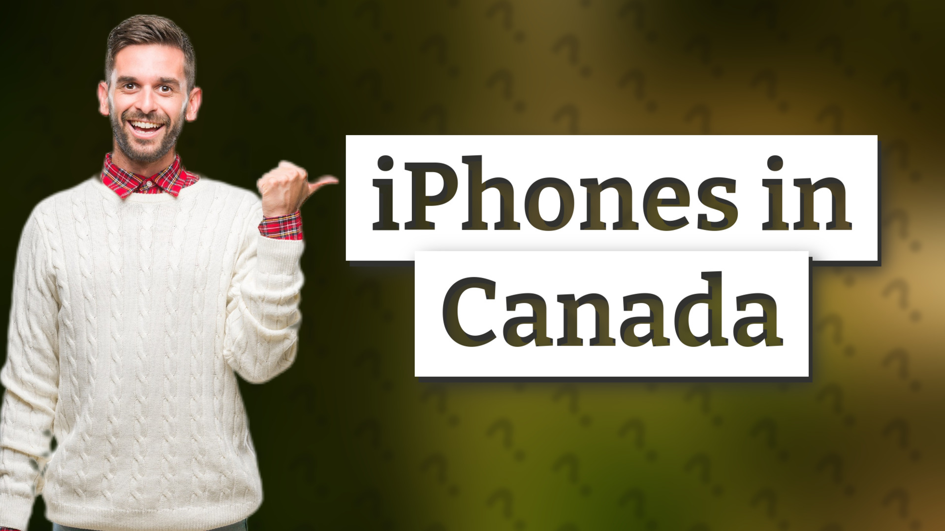 iPhones in Canada